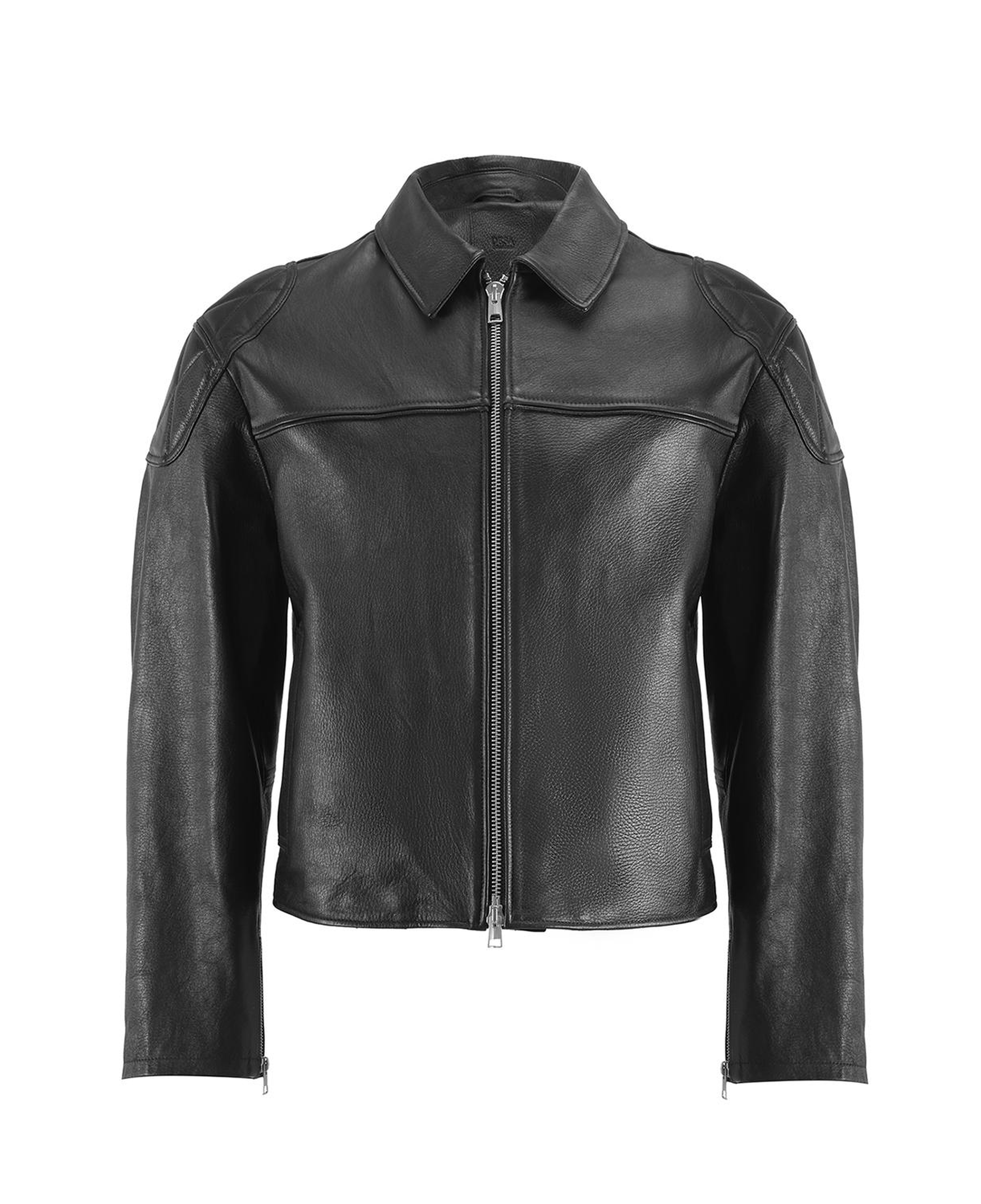 Delera Siyah Erkek Deri Ceket