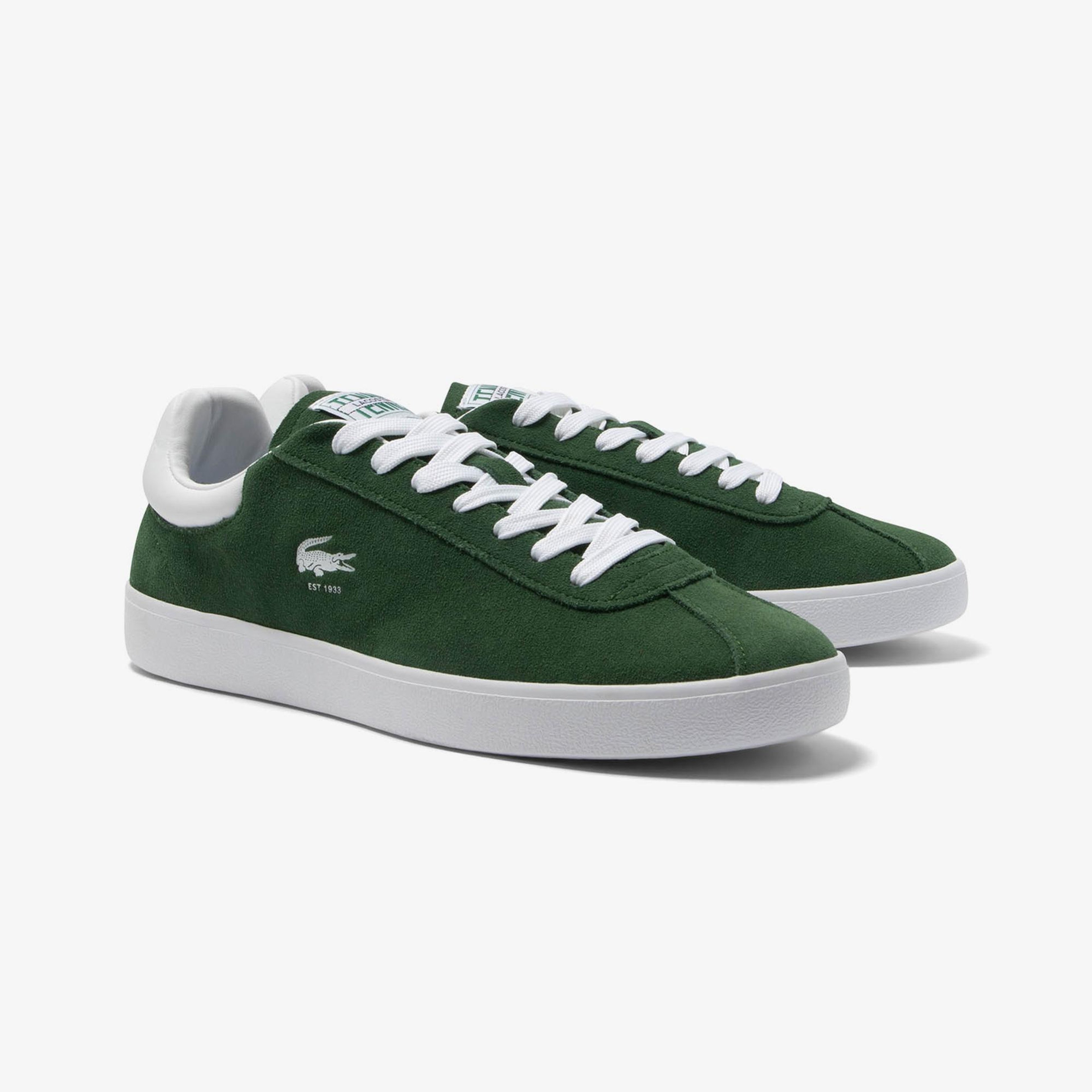 Lacoste Baseshot Erkek Yeşil Sneaker