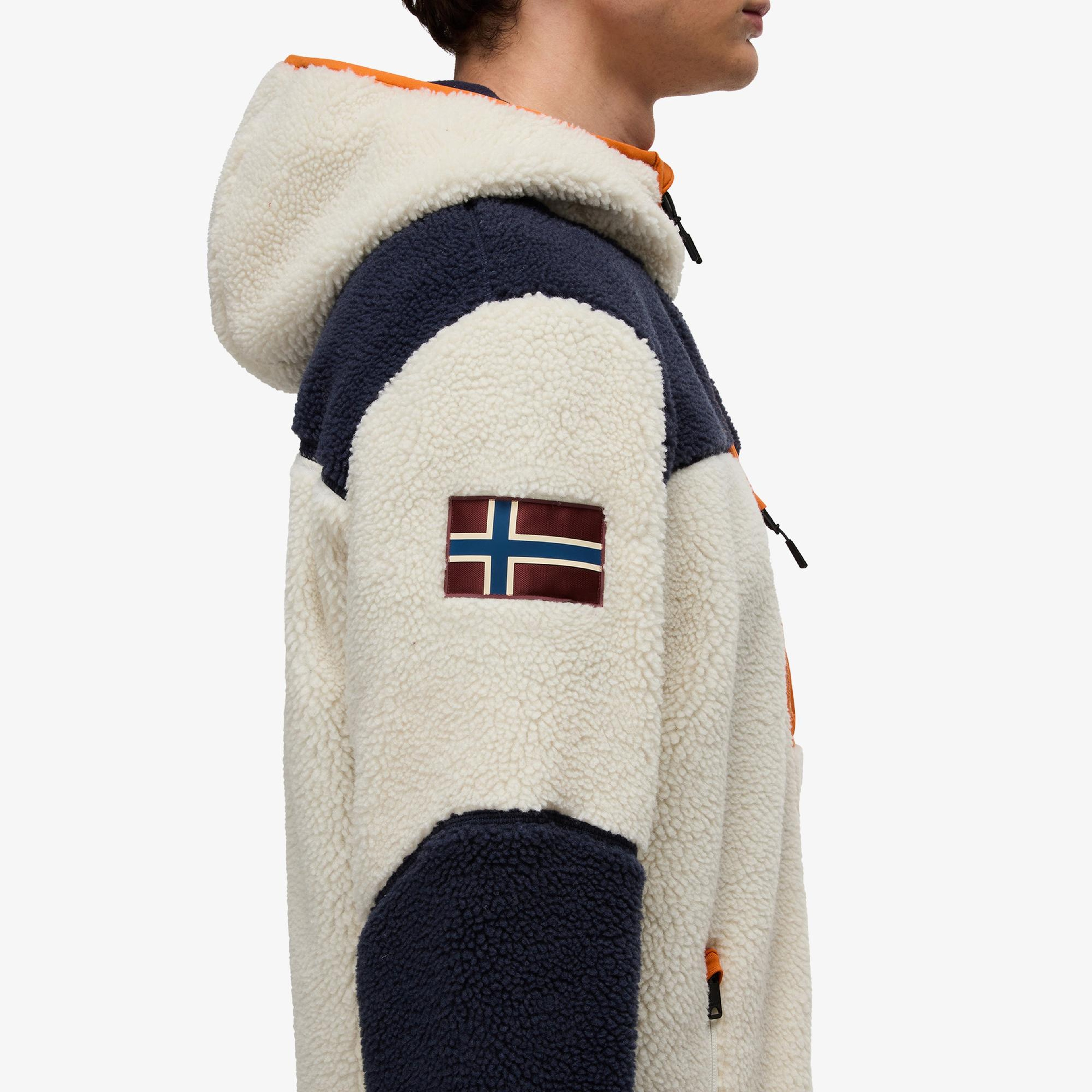 Napapijri Yupik 3 Erkek Krem Polar Ceket