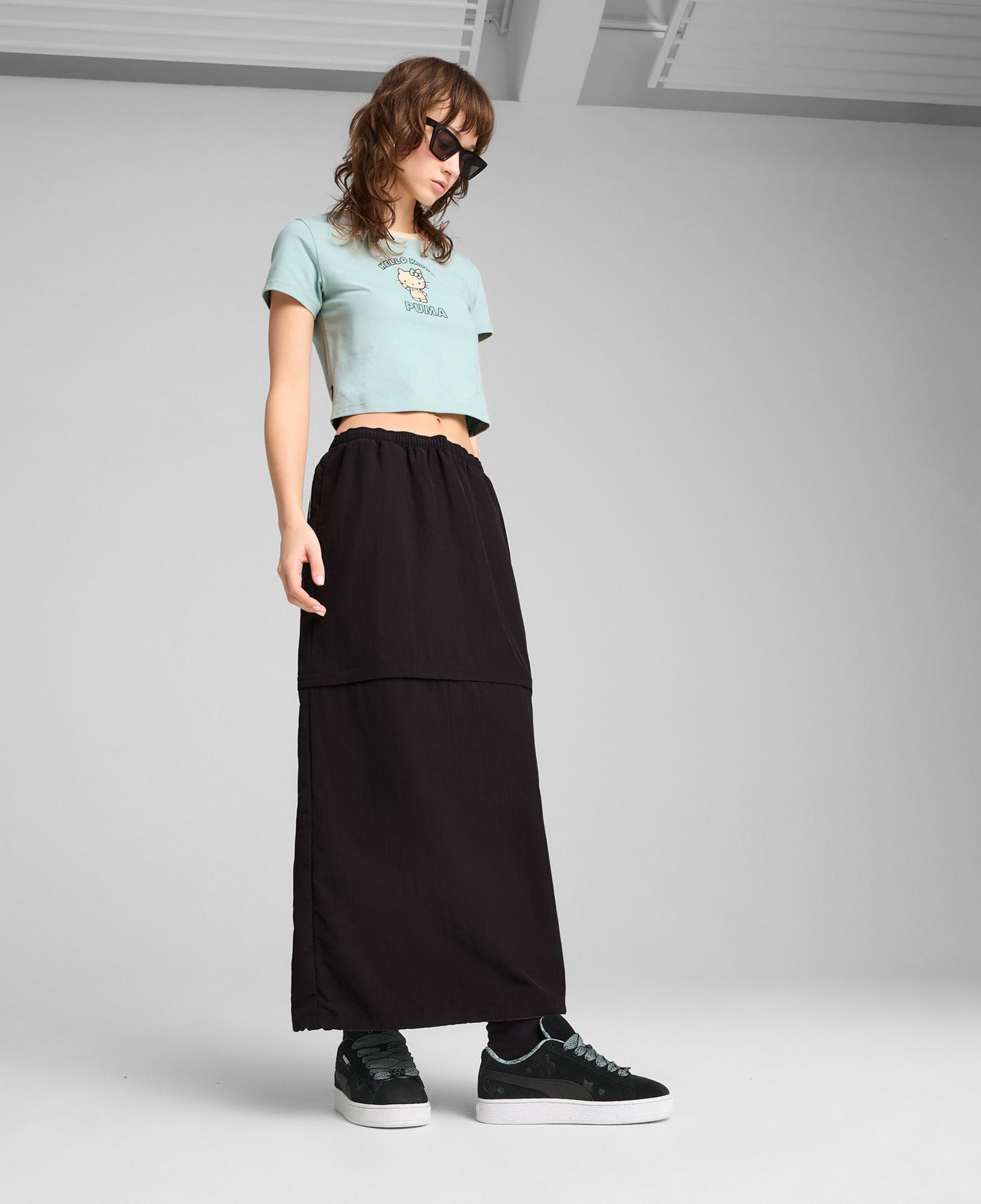 Puma X Hello Kitty Kadın Siyah Etek