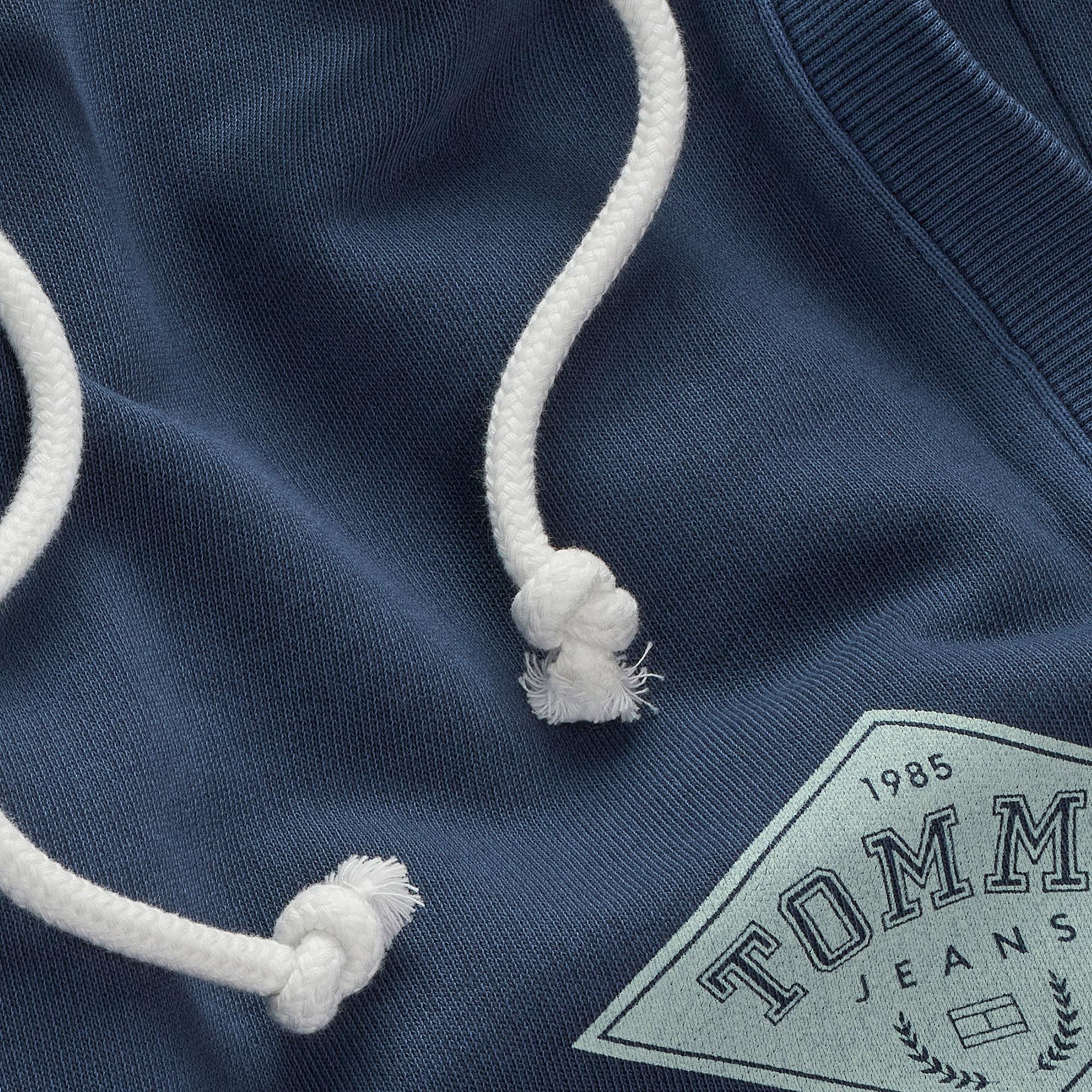 Tommy Jeans Regular Varsity Erkek Mavi Şort