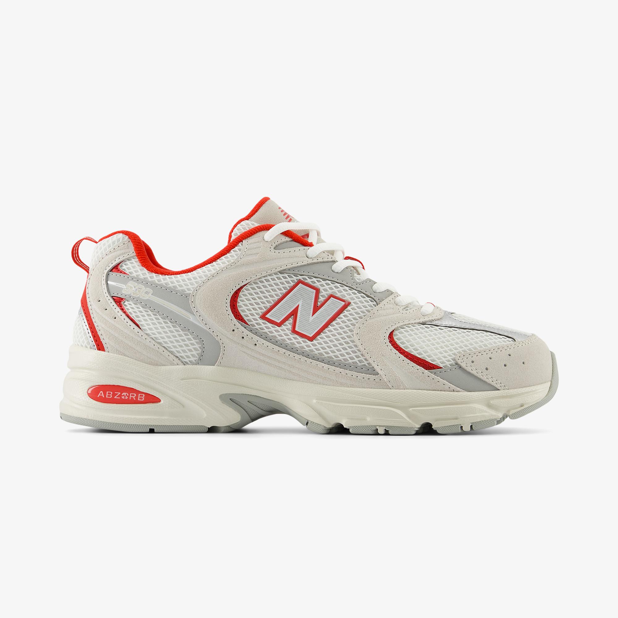 New Balance 530 Lifestyle Unisex Bej-Kırmızı Spor Ayakkabı