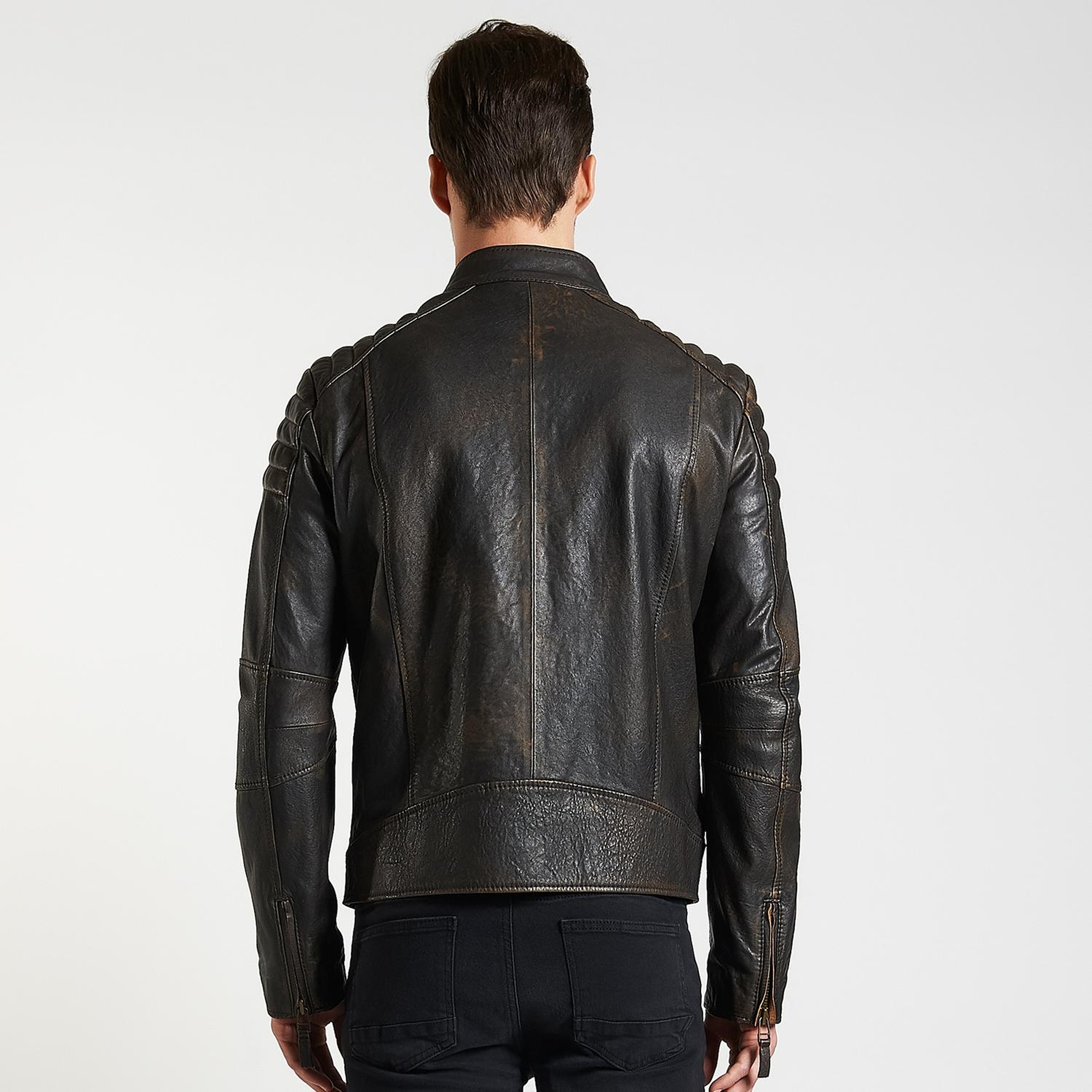 Nancy Vintage Erkek Deri Mont