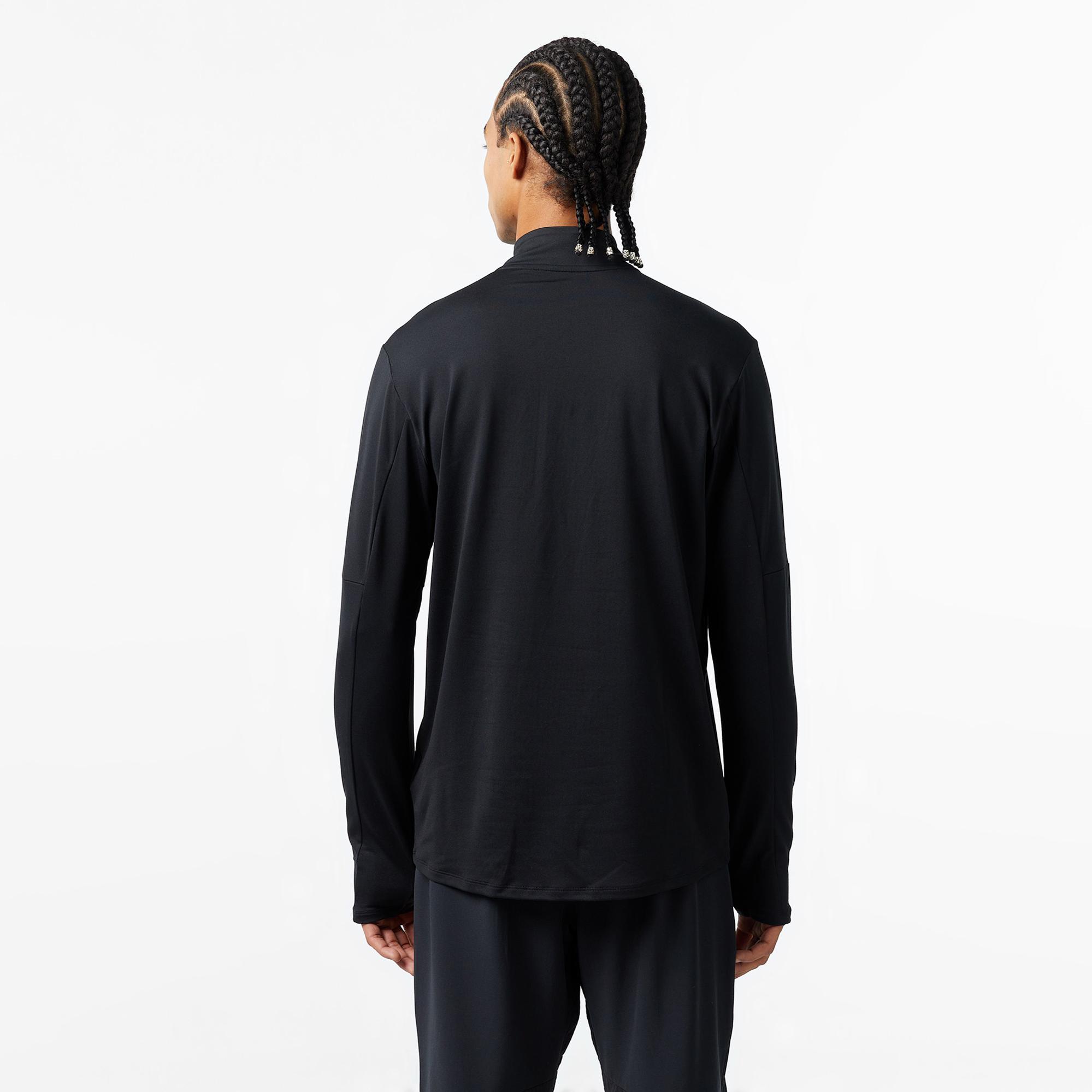 Nike Dri-Fit Element Hz Erkek Siyah Uzun Kollu T-Shirt