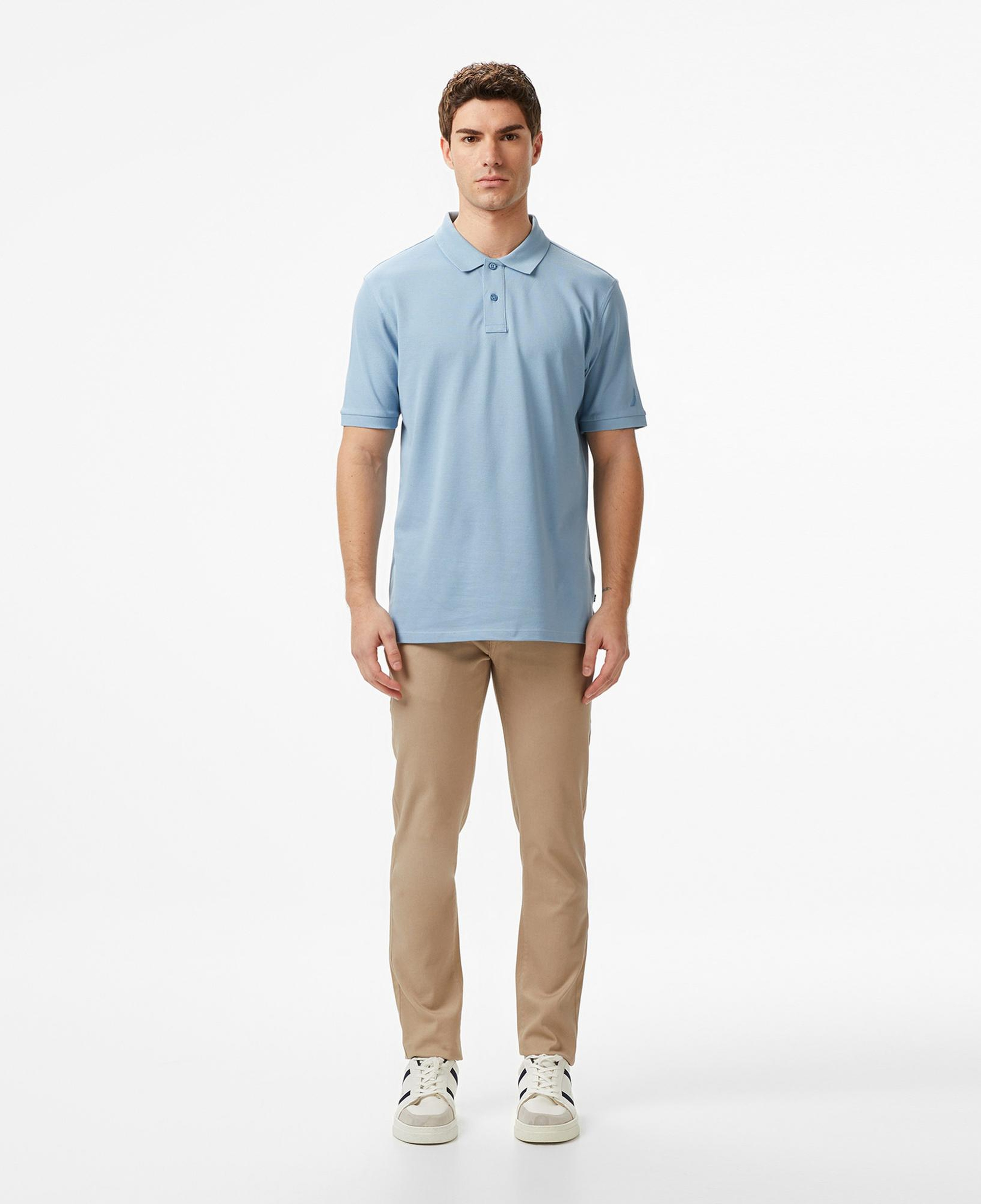 Nautica Erkek Mavi Regular Fit Polo Yaka T-Shirt