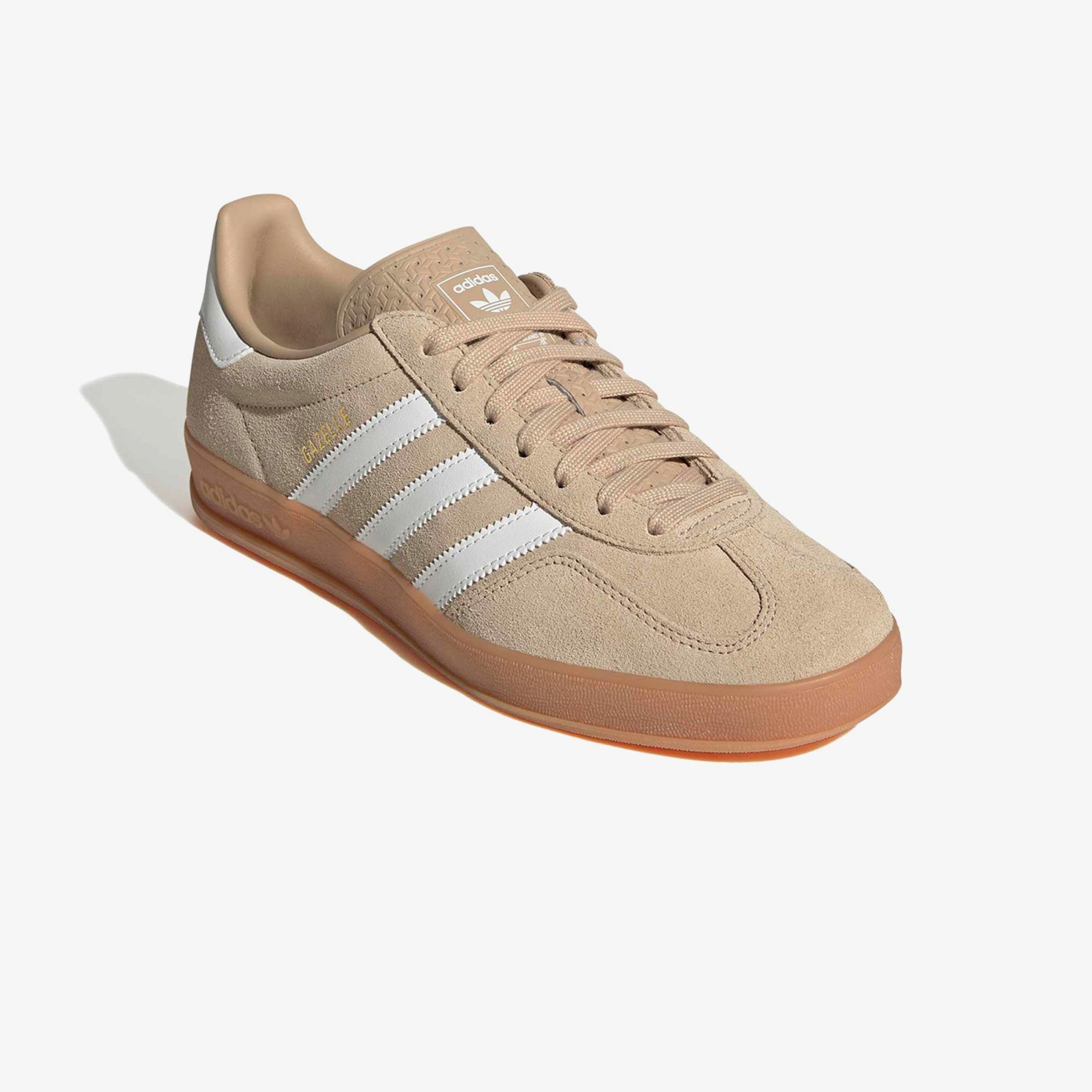 adidas Gazelle Indoor Unisex Bej Spor Ayakkabı