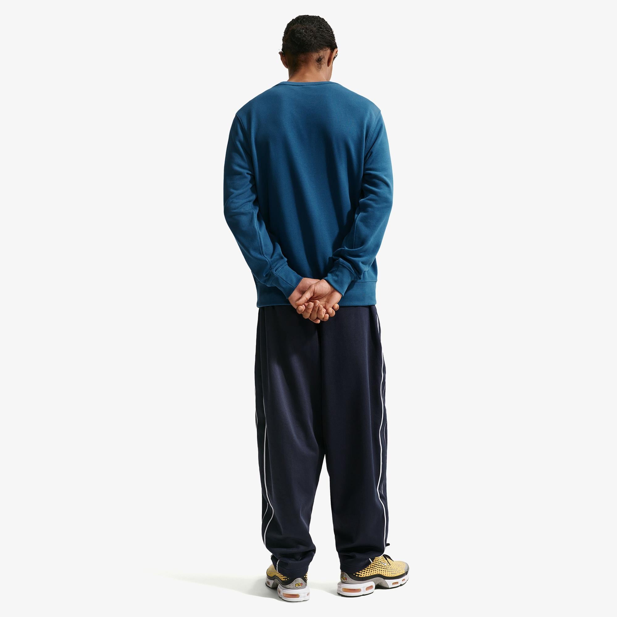 Nike Club Crew Erkek Mavi Sweatshirt