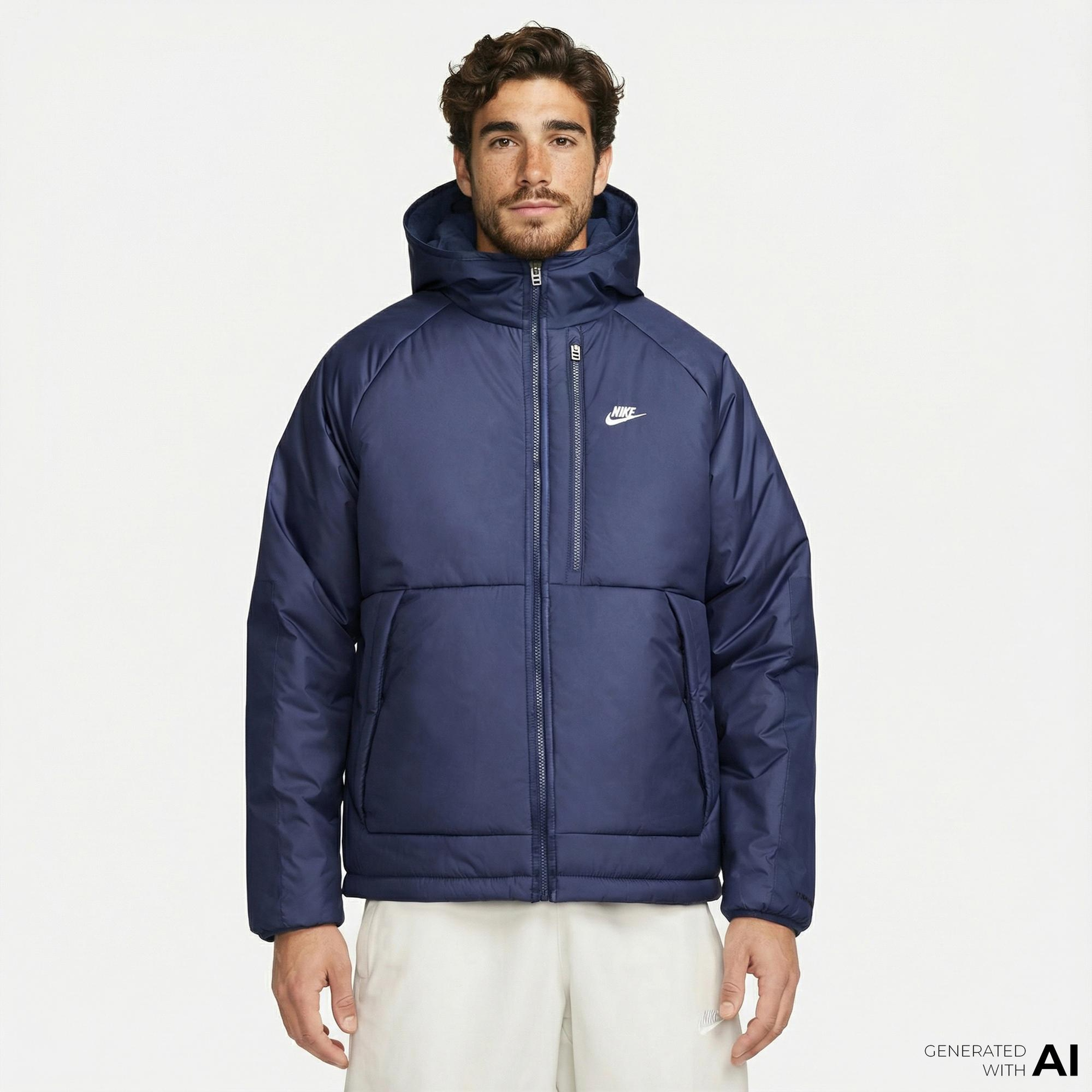 Nike Sportswear Therma-Fit Repel Erkek Lacivert Mont