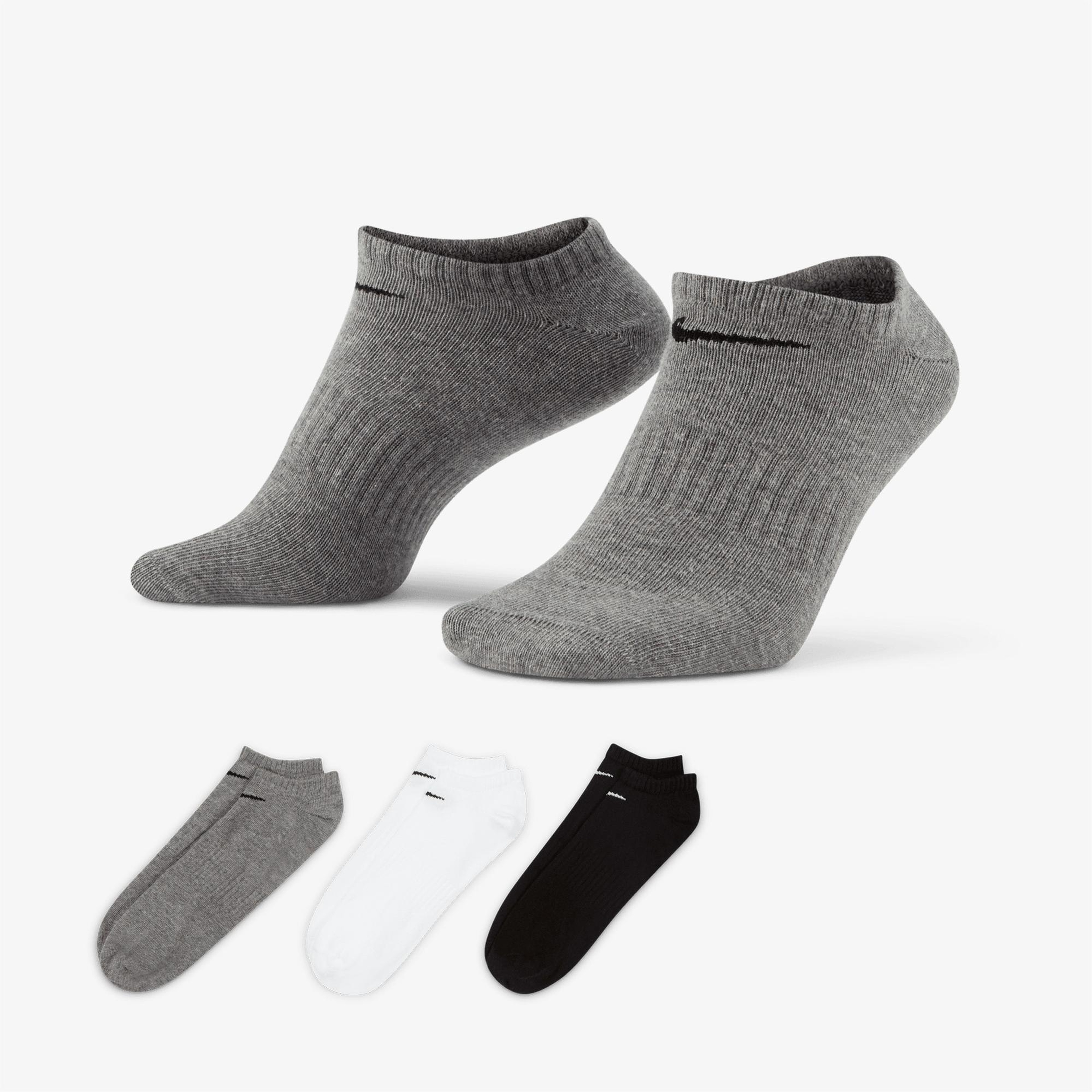 Nike Everyday Sportswear 3'lü 132 Unisex Renkli Çorap