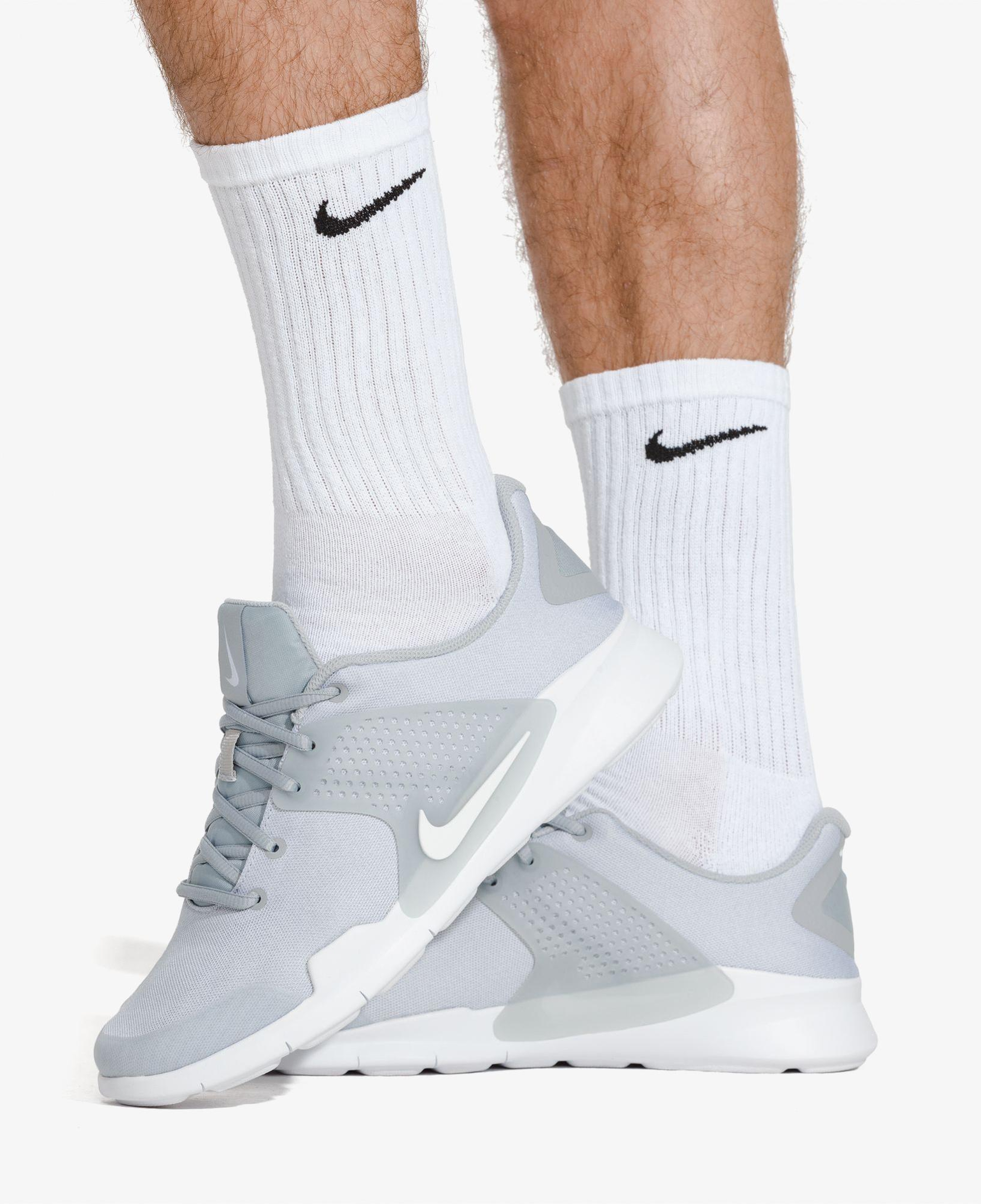 Nike Everyday Cush Crew 6' lı Unisex Beyaz Çorap