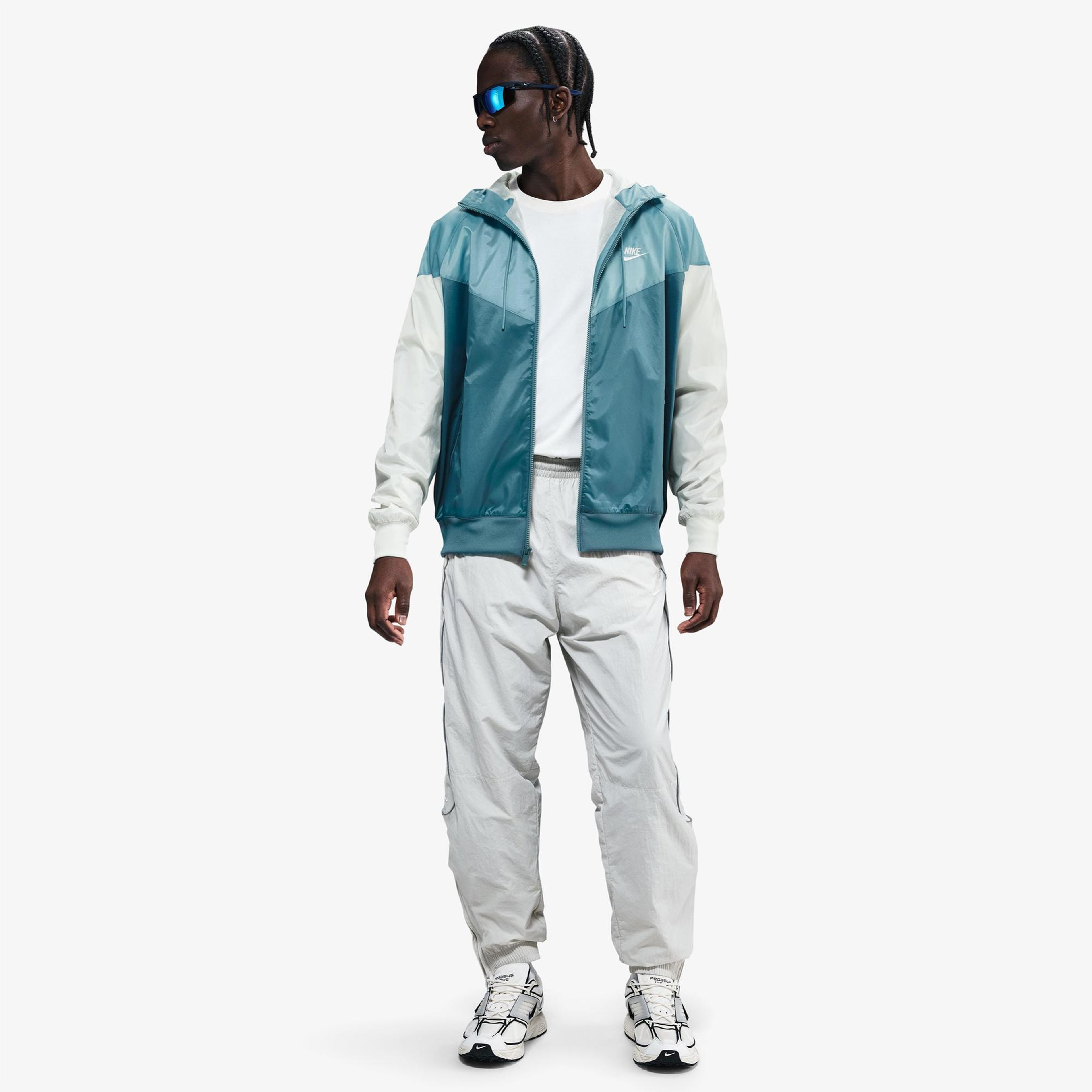 Nike Sportswear Heritage Essentials Windrunner Erkek Mavi Ceket