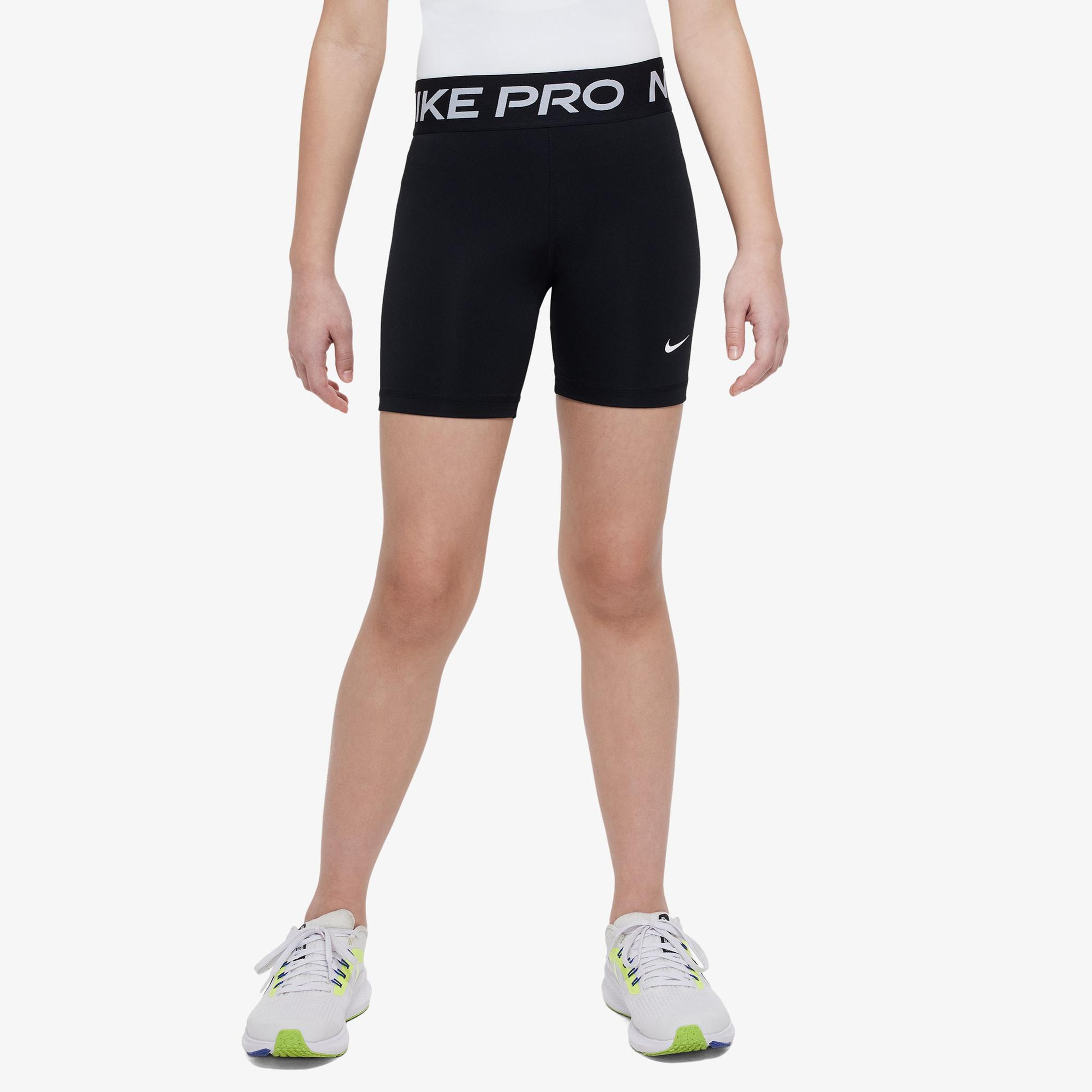 Nike Pro Dri-Fit 13 cm Çocuk Siyah Kısa Tayt
