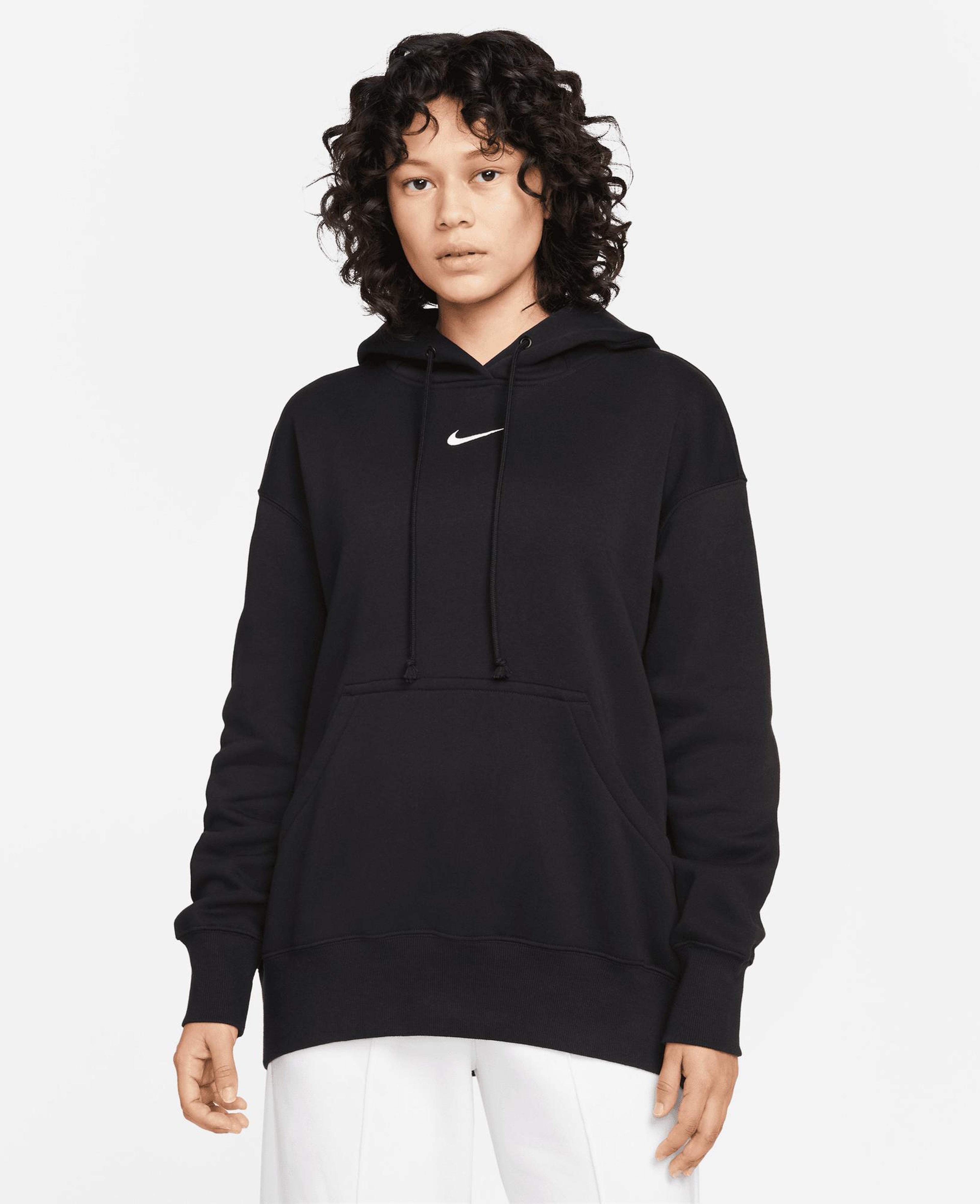 Nike Sportswear Phoenix Fleece Kadın Siyah Hoodie