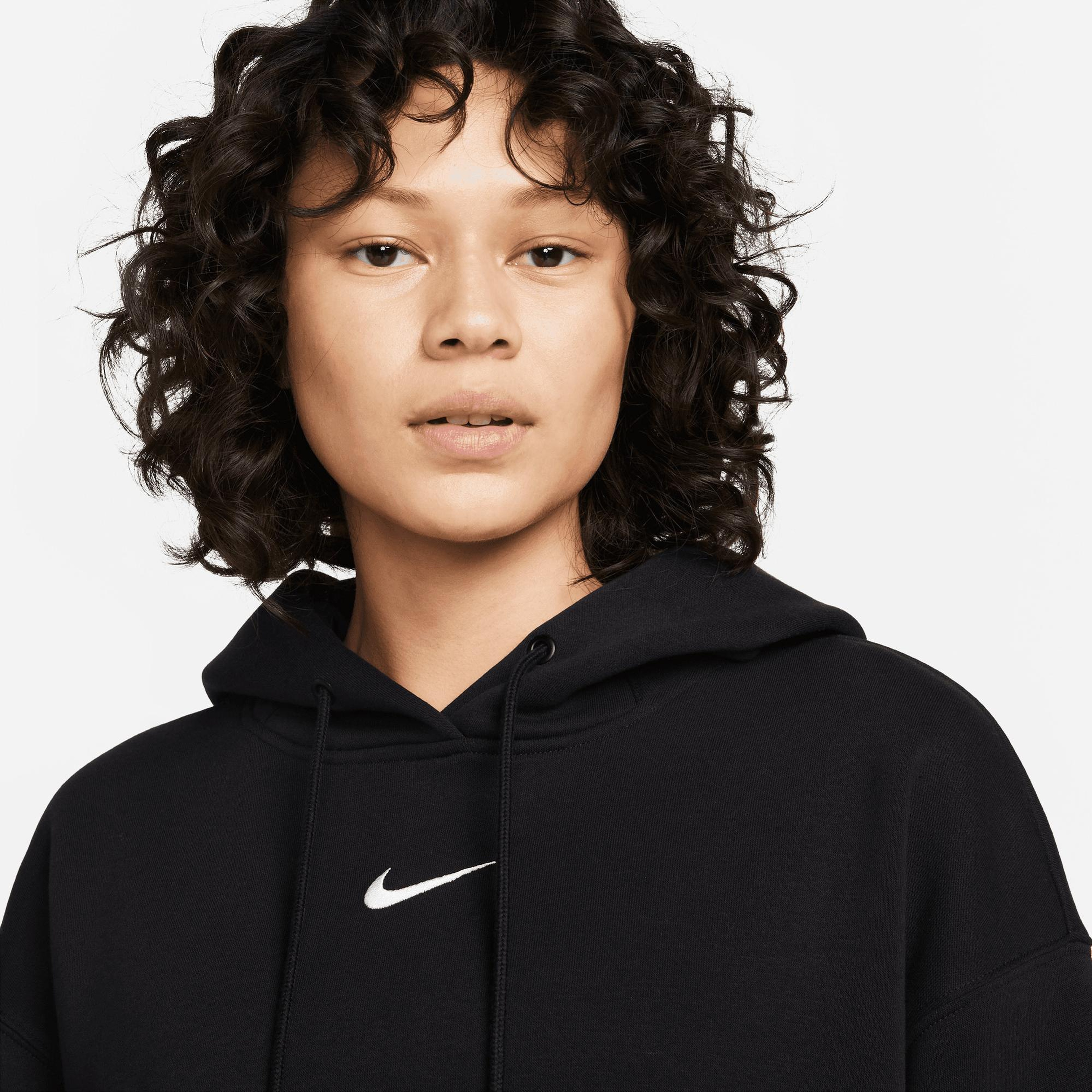 Nike Sportswear Phoenix Fleece Kadın Siyah Hoodie