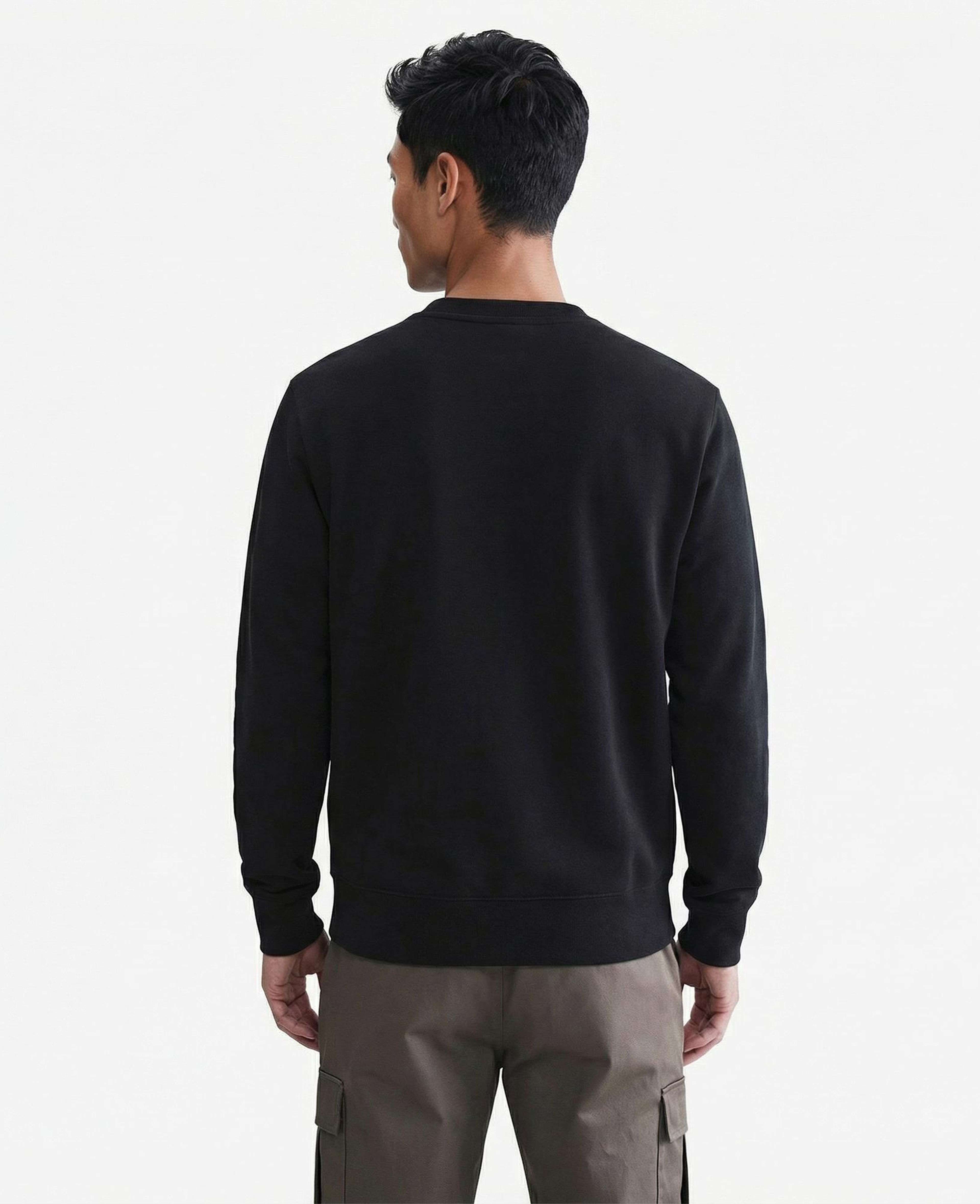 Nike Club Crew Erkek Siyah Sweatshirt