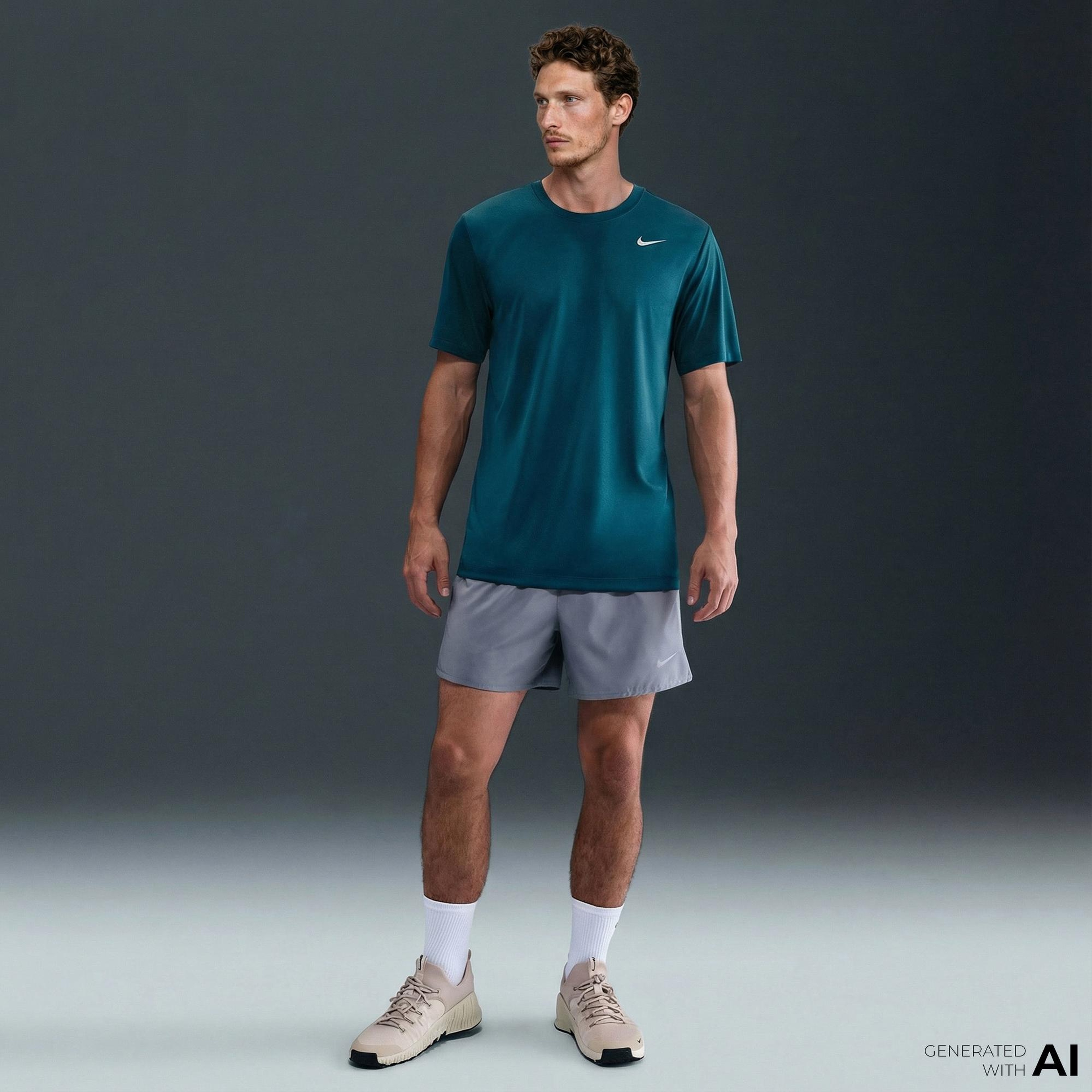 Nike Dri-Fit Legend Erkek Mavi T-Shirt