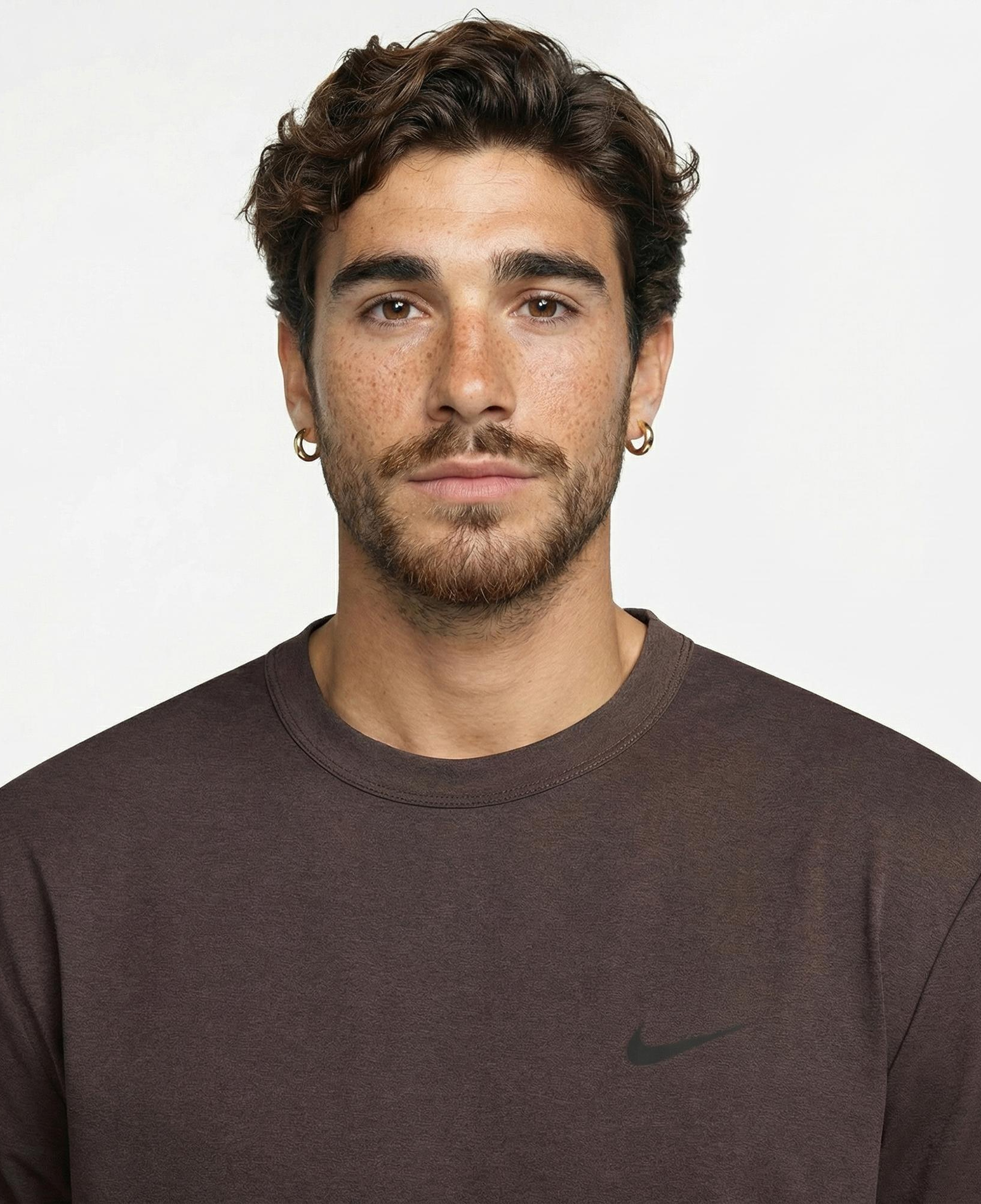 Nike Dri-Fit Hyverse Erkek Kahverengi T-Shirt