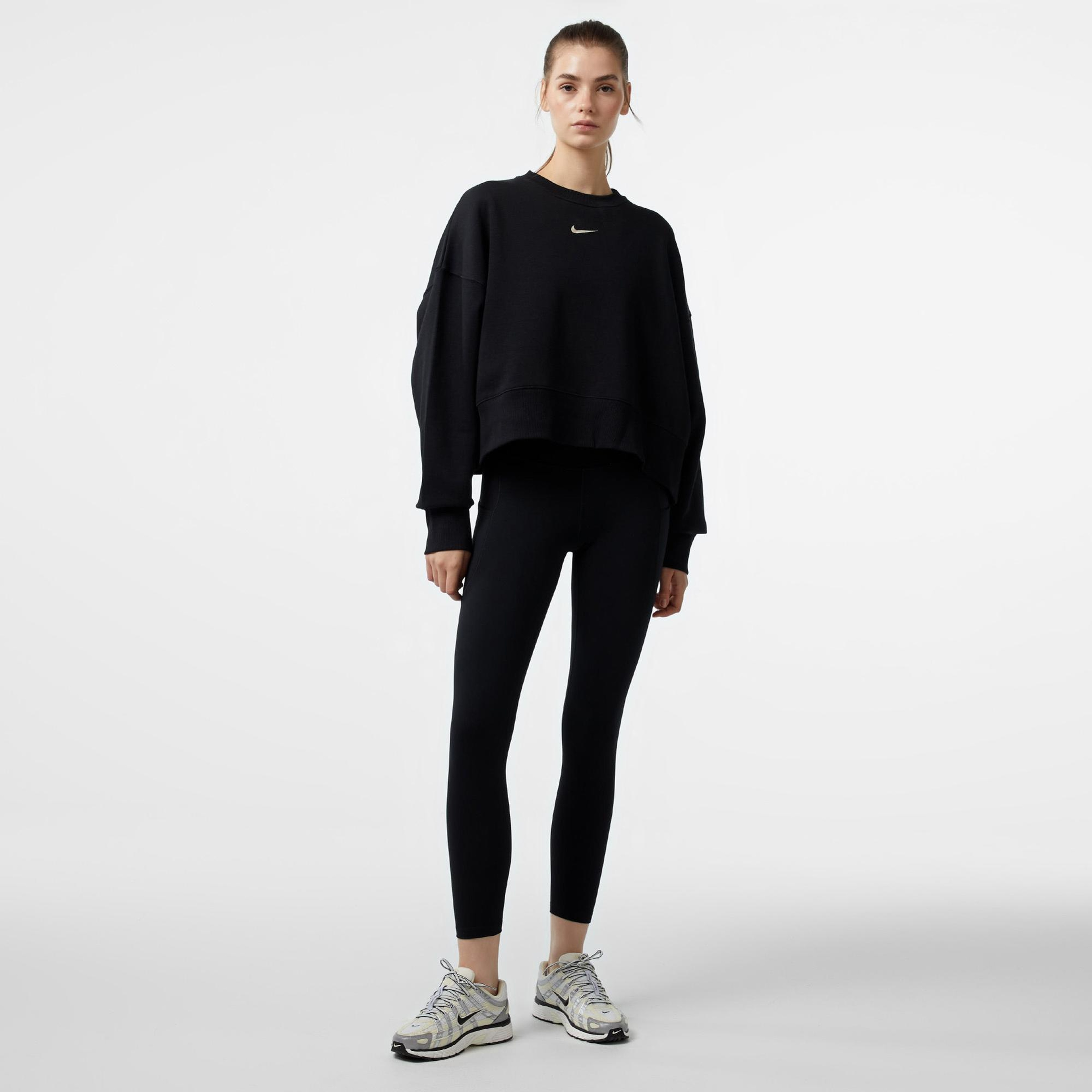 Nike Dri-Fit One High Rise 7/8 Kadın Siyah Tayt