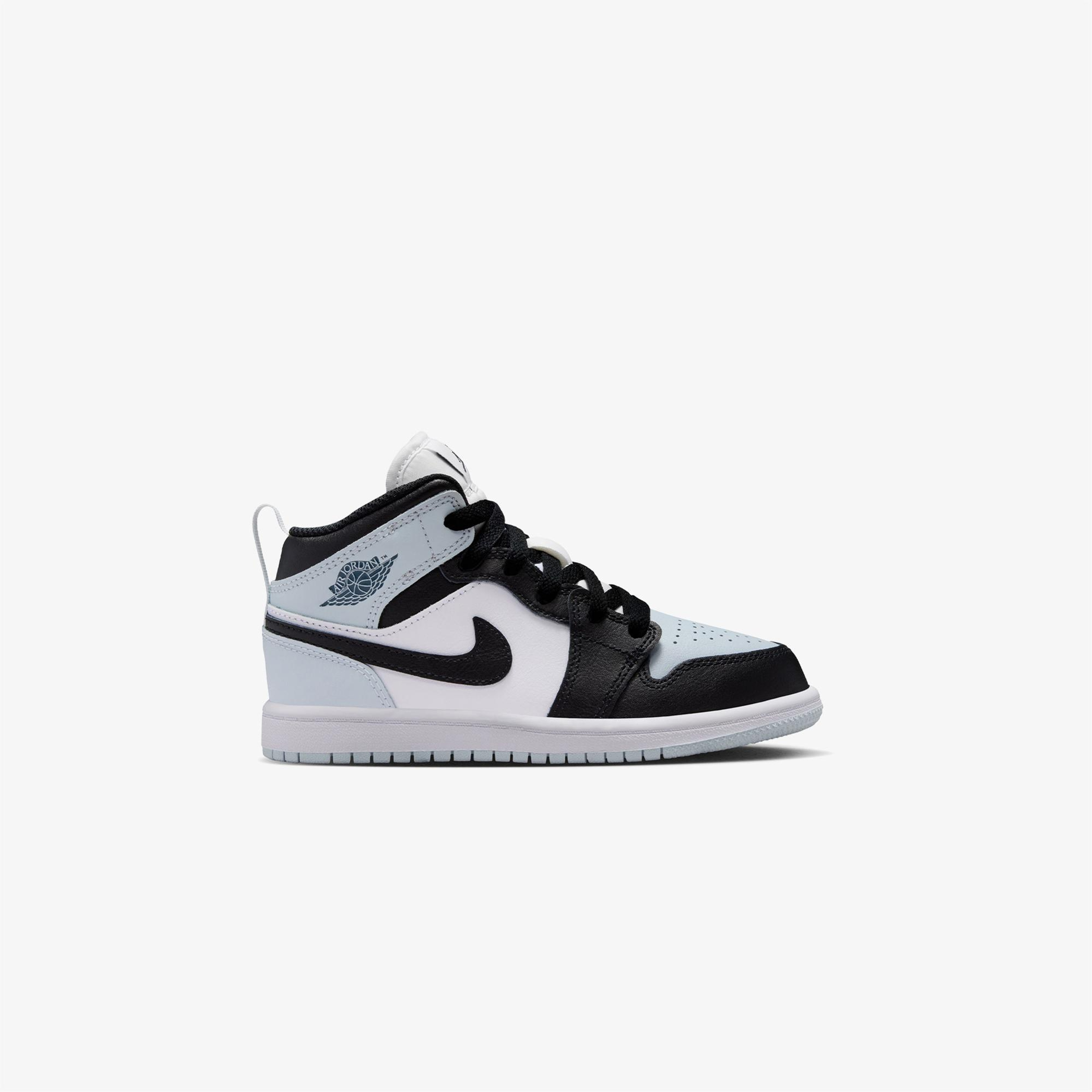 Jordan 1 Mid Çocuk Mavi Spor Ayakkabı
