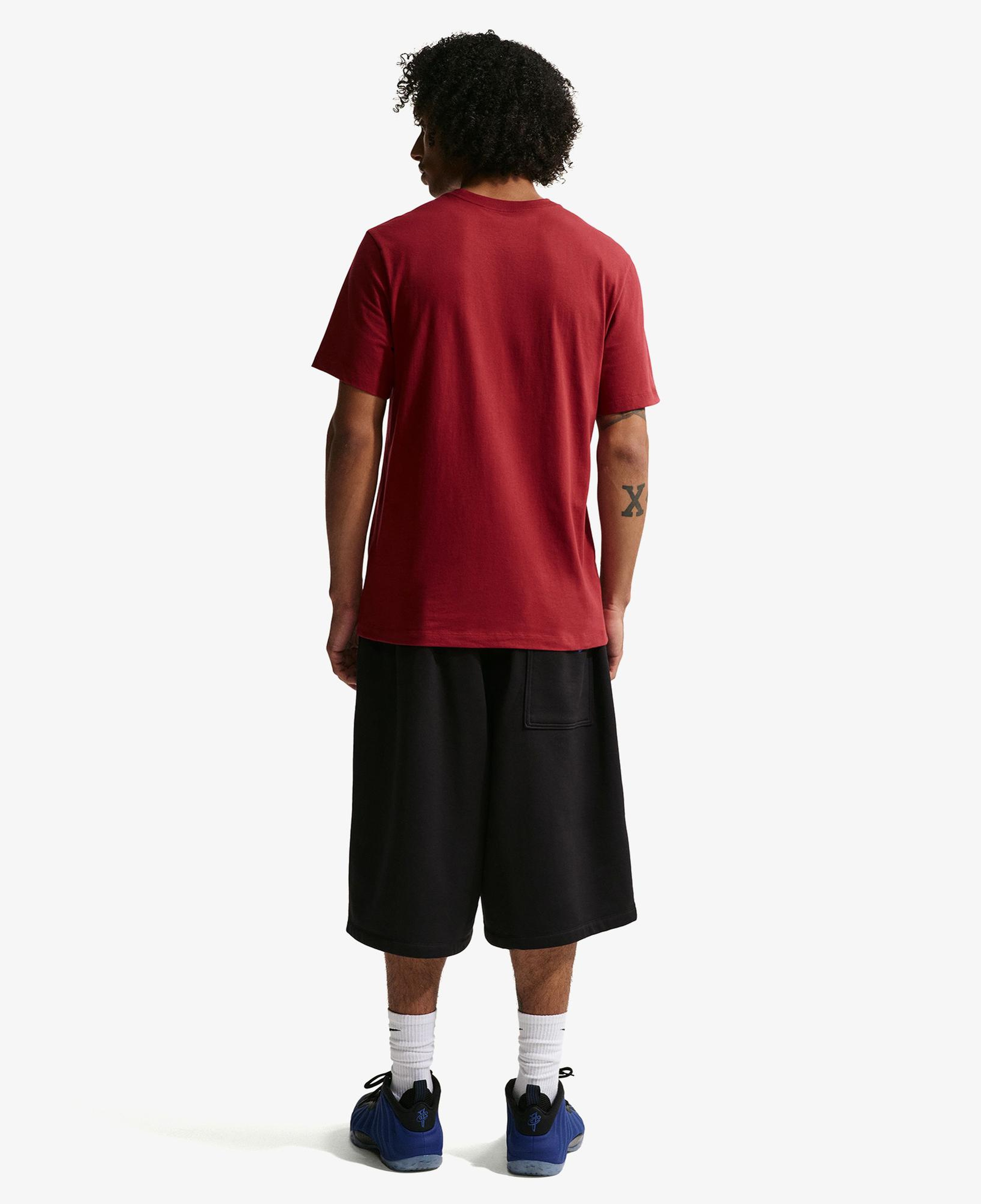 Nike Sportswear Icon Swoosh Erkek Kırmızı T-Shirt