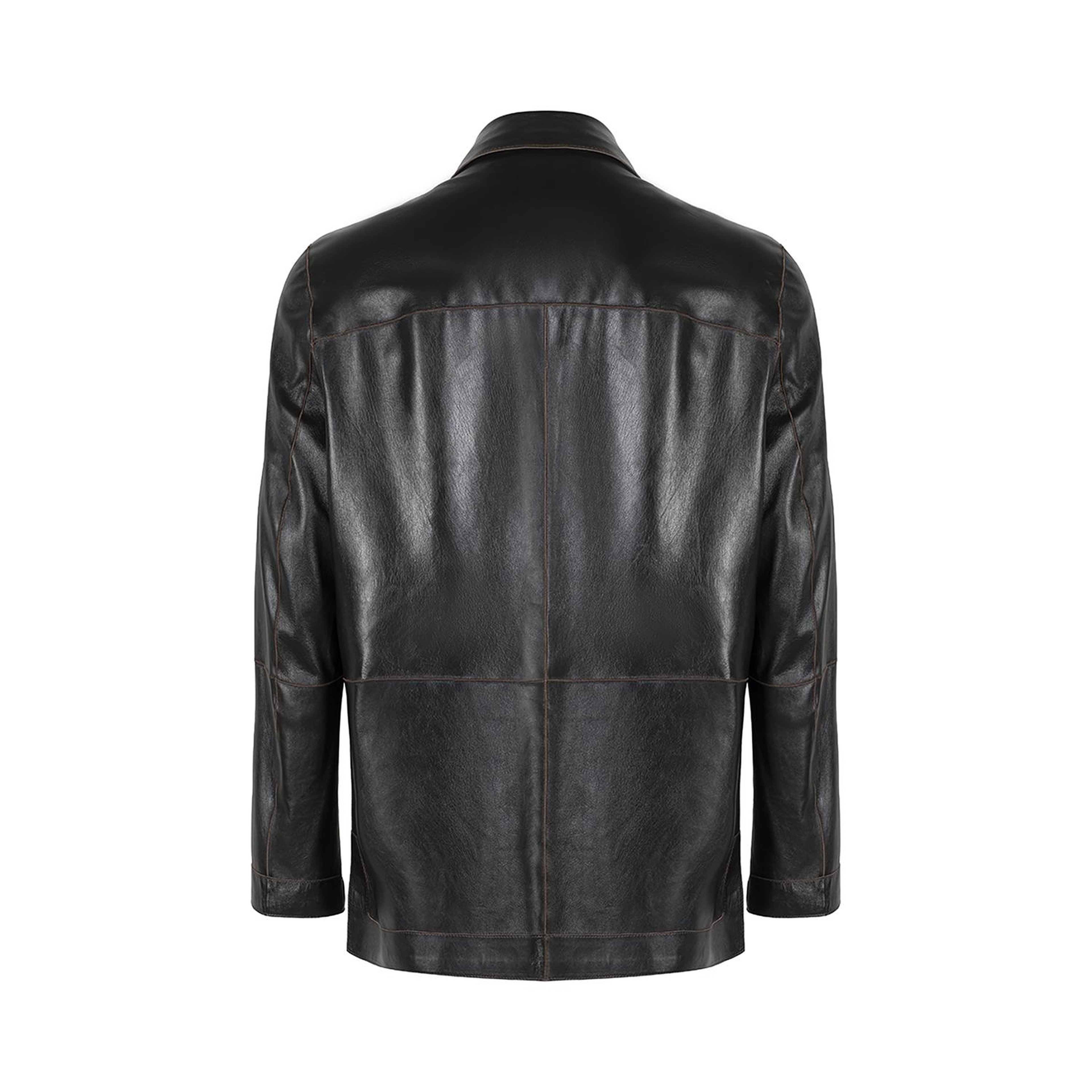 Anoki Kahve Erkek Çift Taraflı Süet Deri Mont