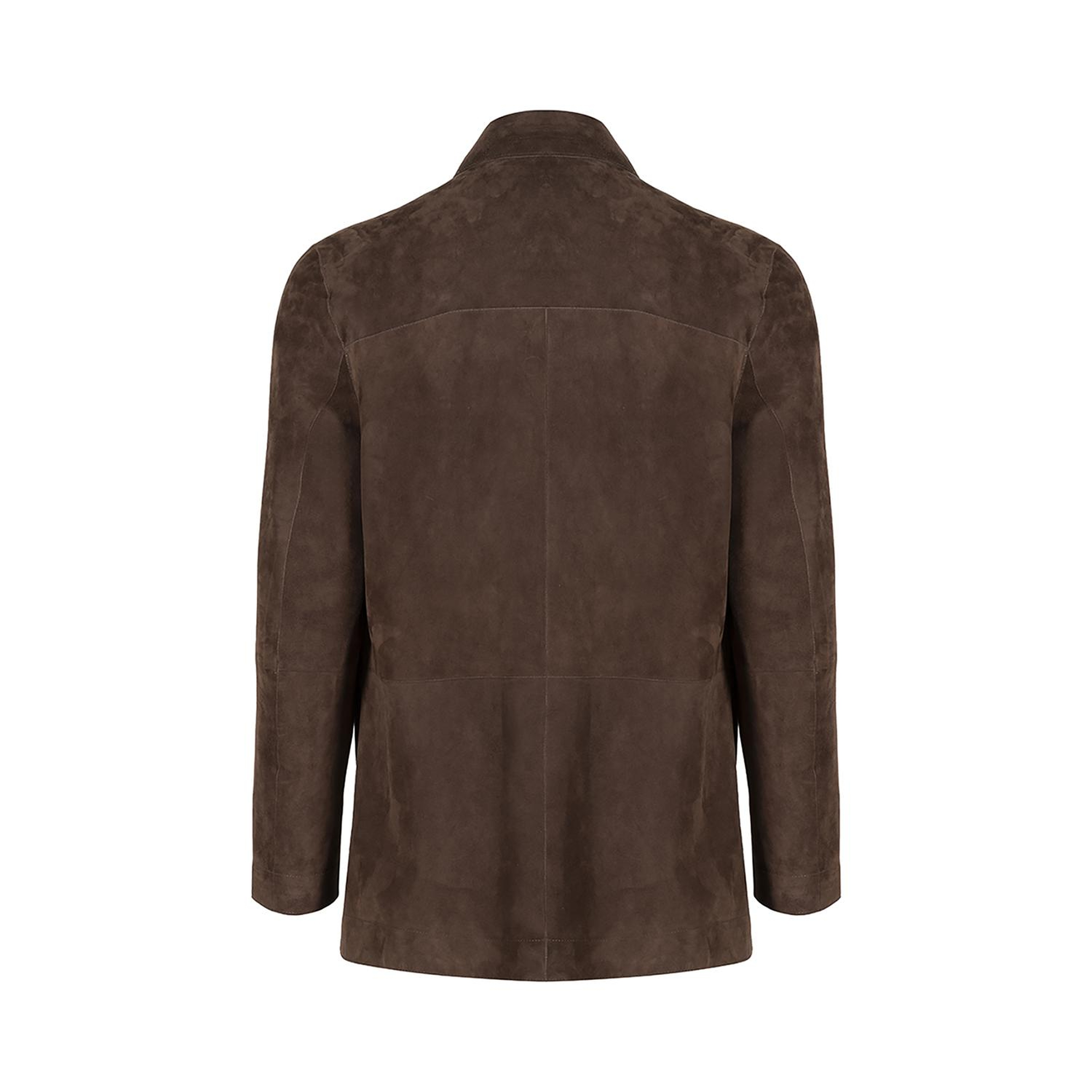 Anoki Kahve Erkek Çift Taraflı Süet Deri Mont