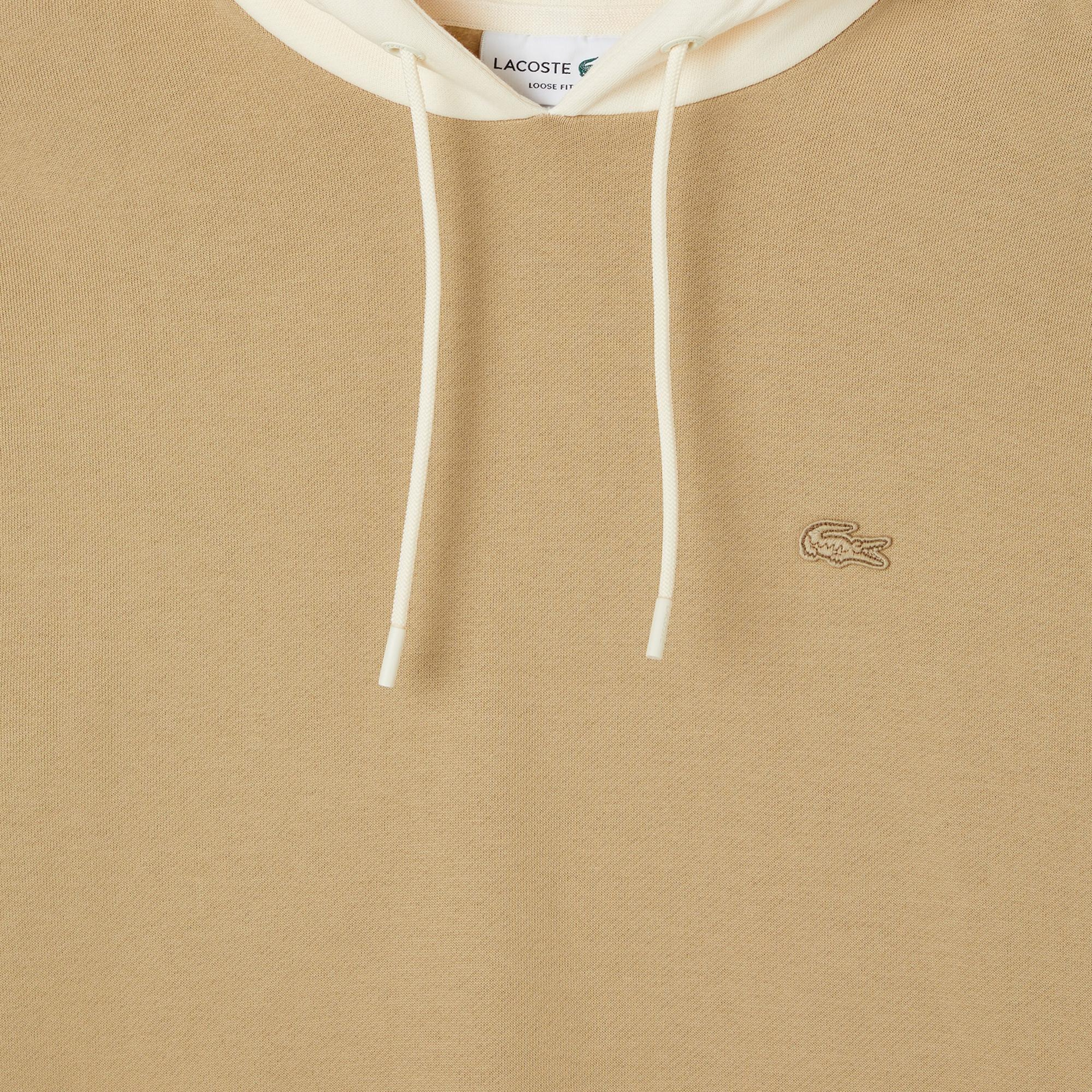 Lacoste Classic Erkek Bej Sweatshirt