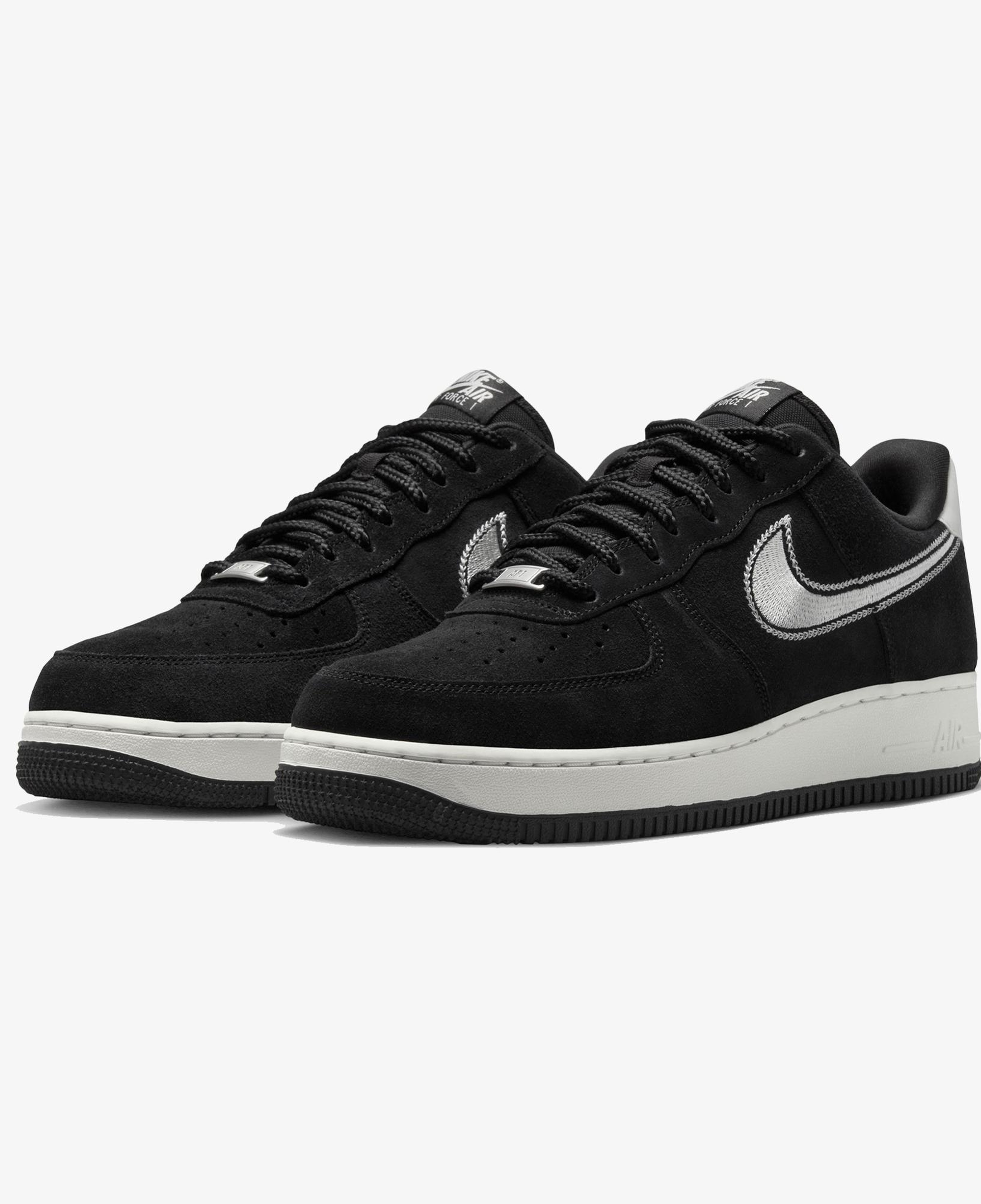 Nike Air Force 1 '07 LV8 Erkek Siyah Spor Ayakkabı