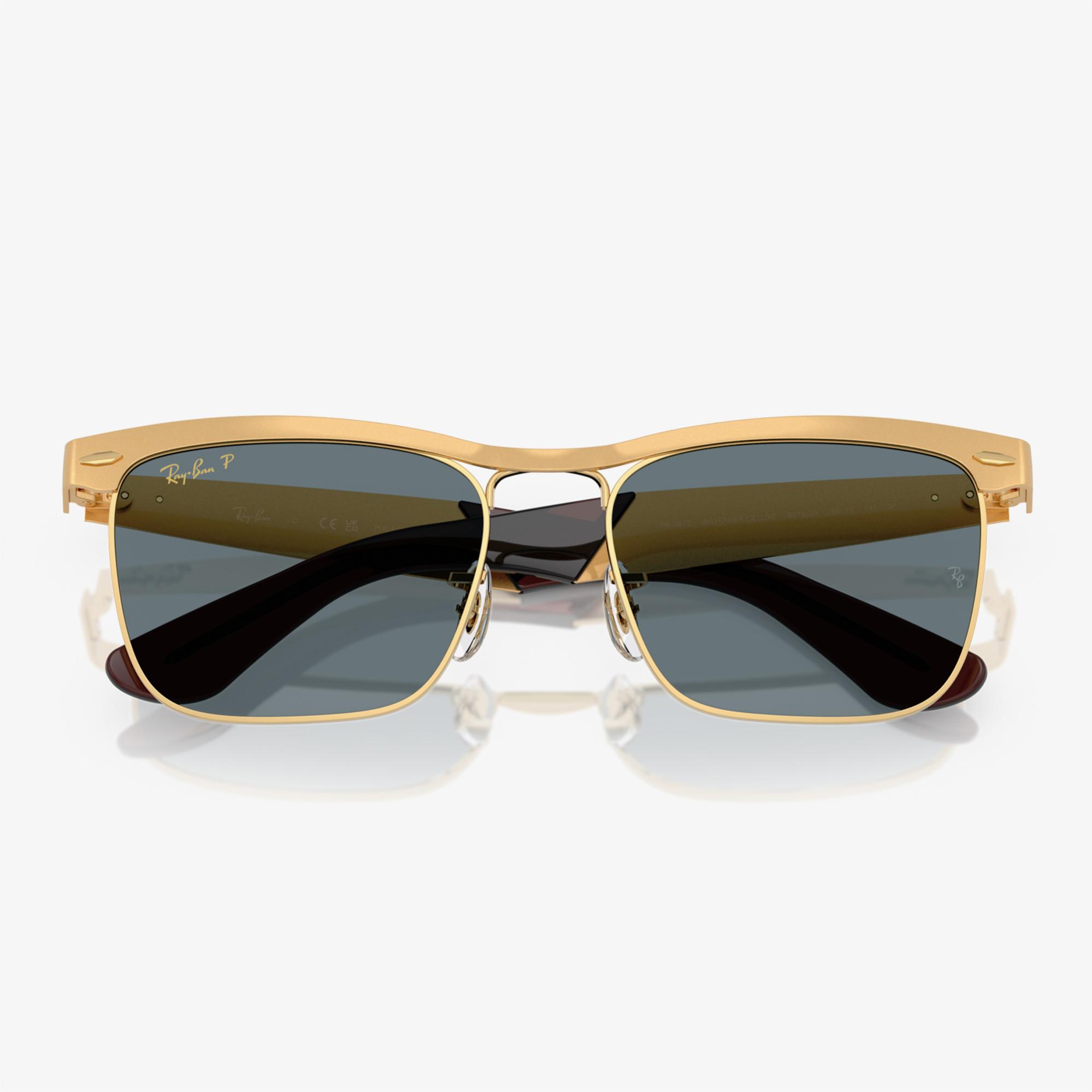 Ray-Ban RB3875 Unisex Altın Rengi Güneş Gözlüğü