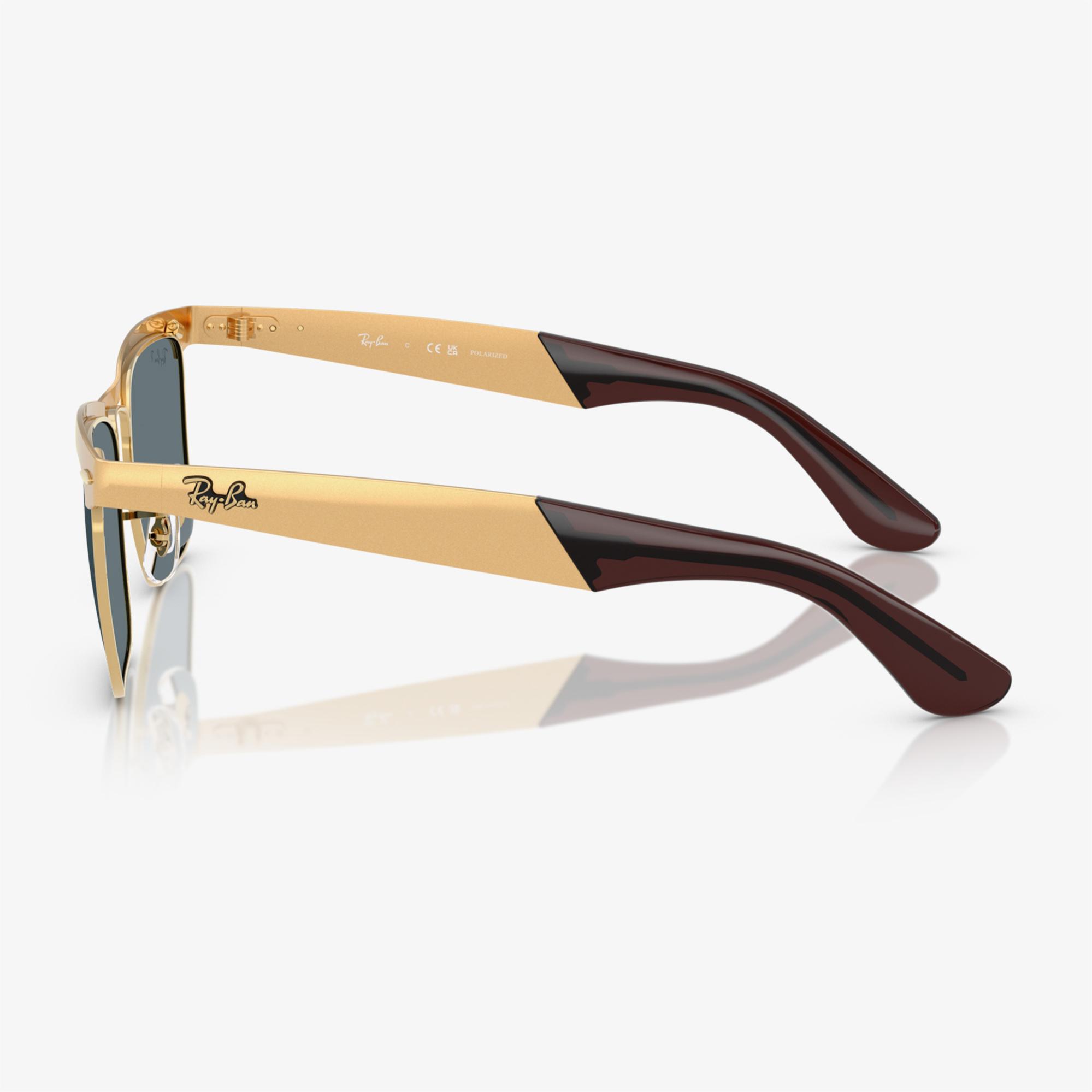 Ray-Ban RB3875 Unisex Altın Rengi Güneş Gözlüğü