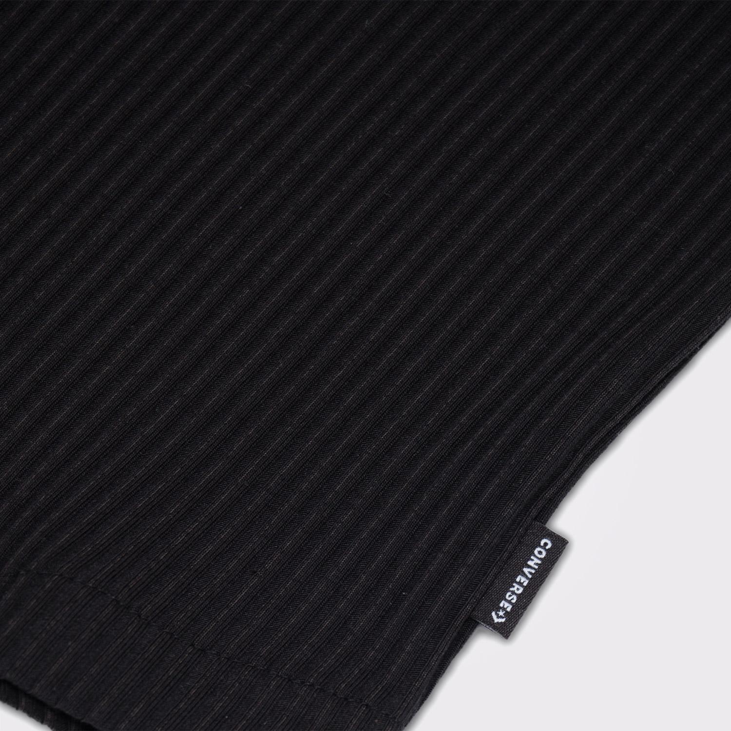 Converse Slim Fit Kadın Siyah Polo