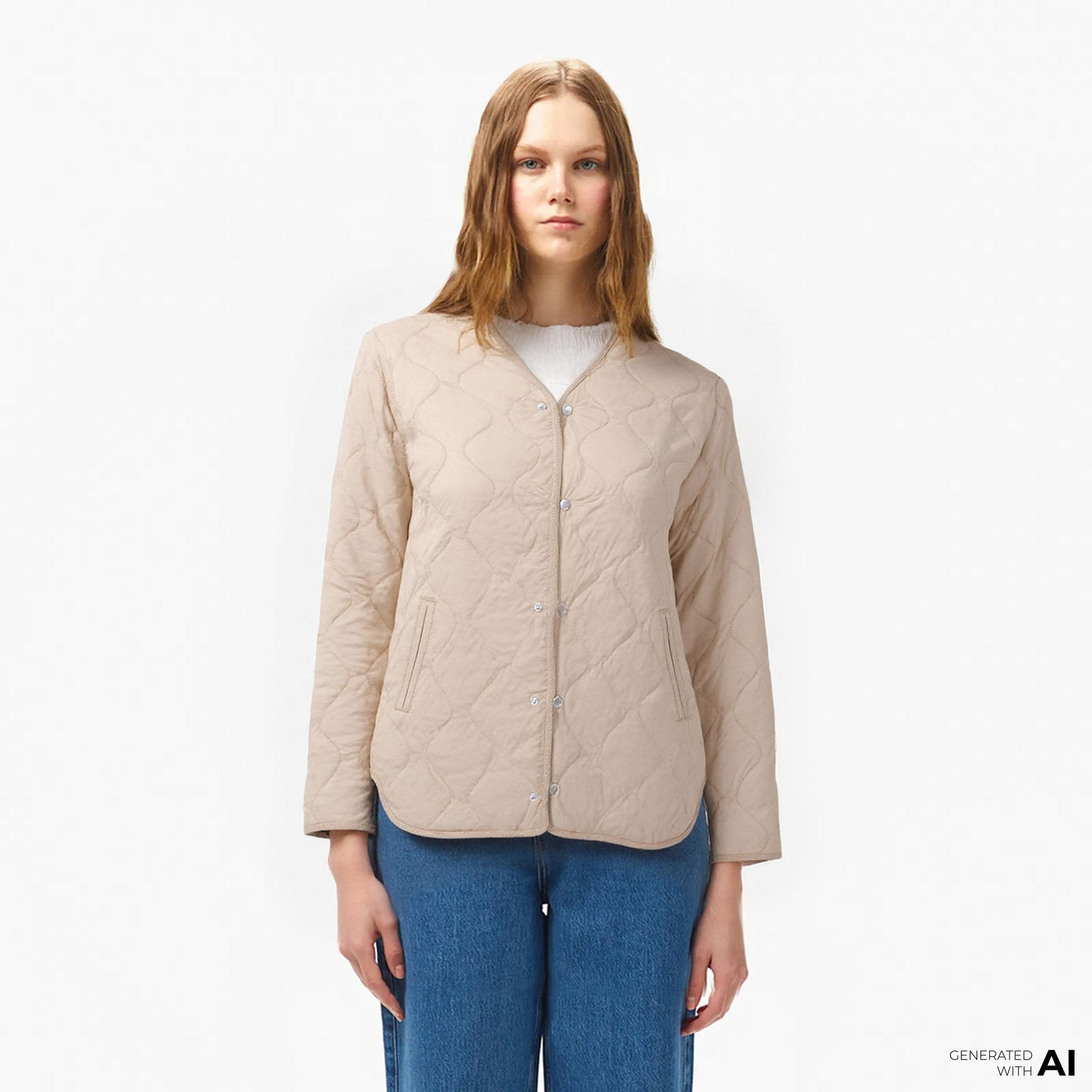 Converse Malden Liner Kadın Bej Ceket