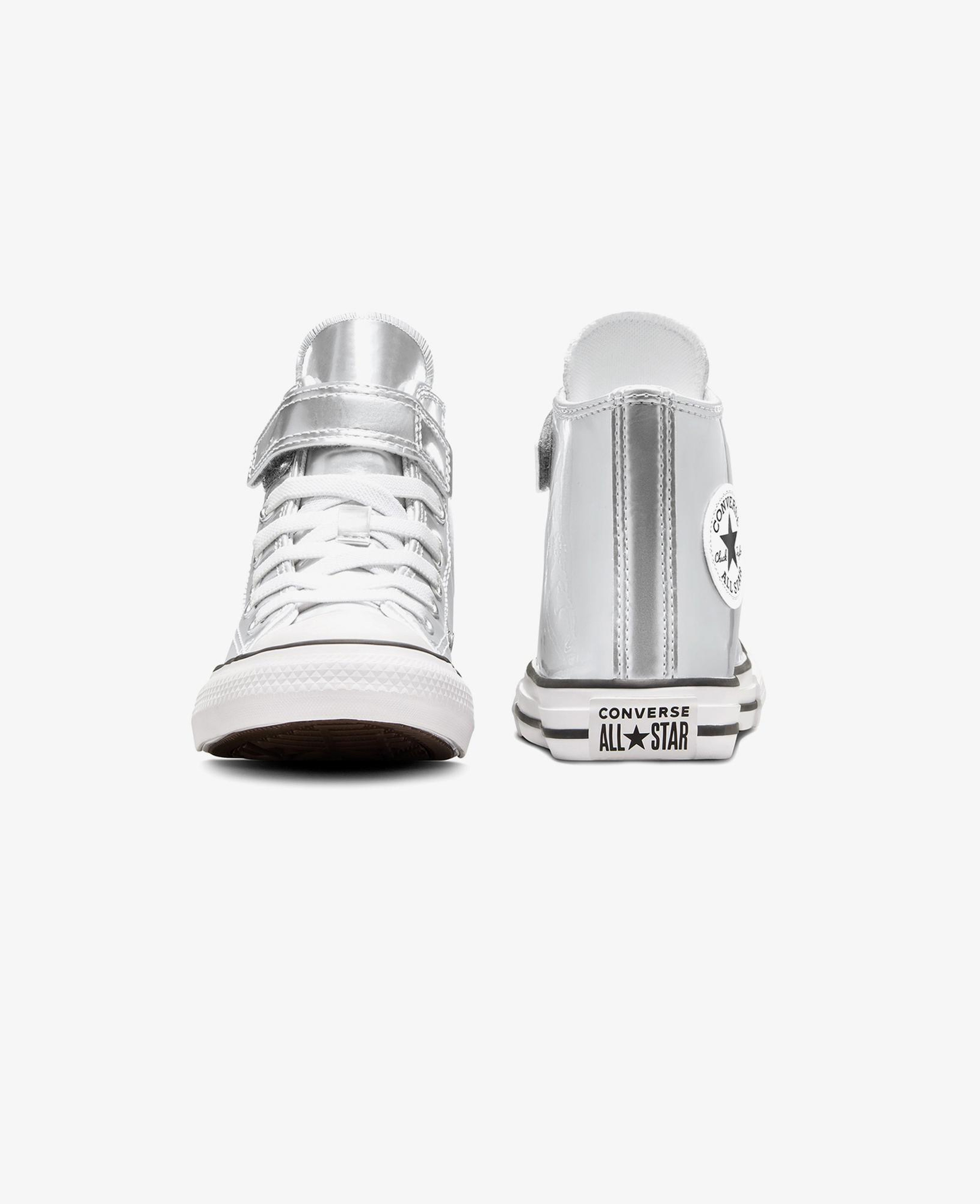 Converse Chuck Taylor All Star 1V Metallic Çocuk Gri Sneaker