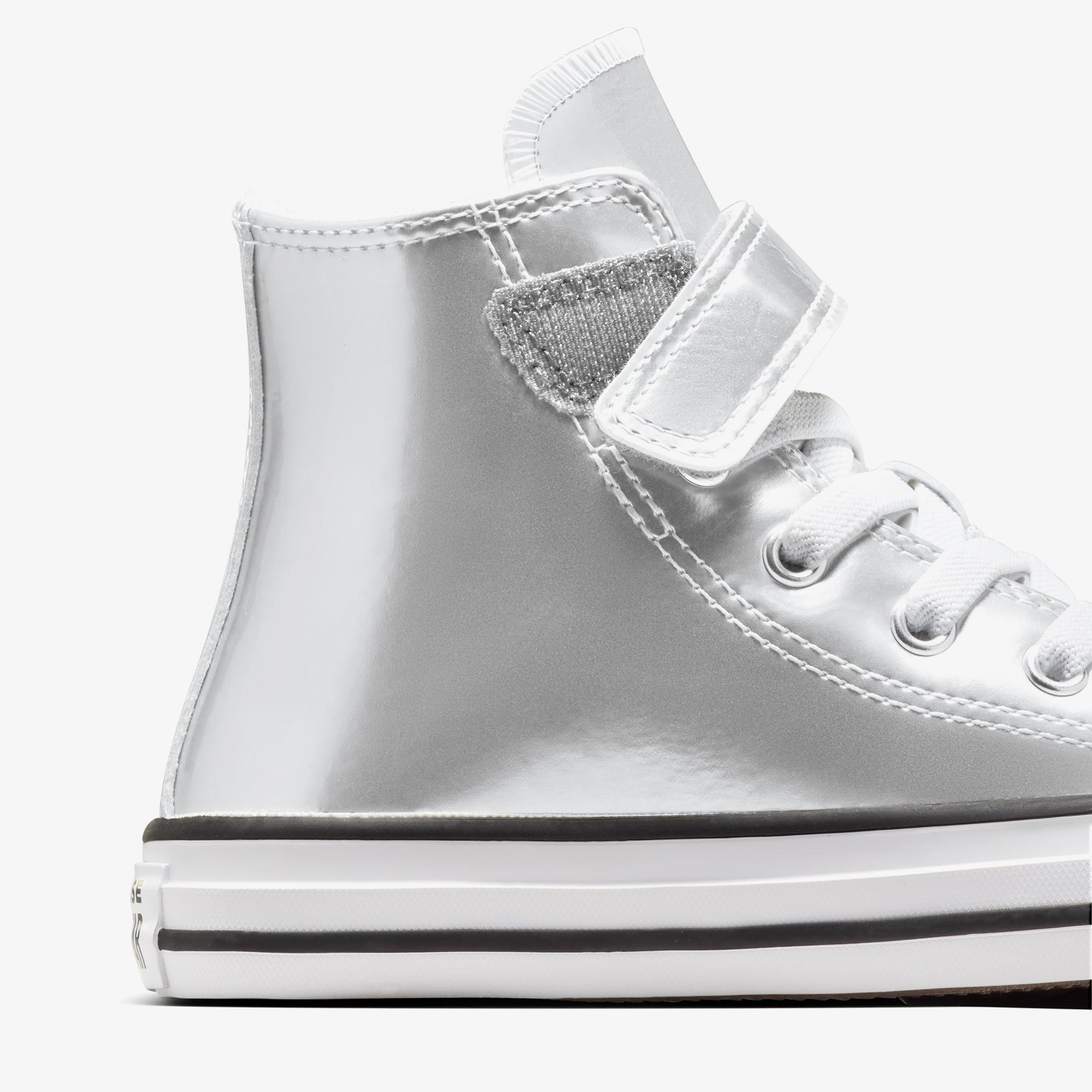 Converse Chuck Taylor All Star 1V Metallic Çocuk Gri Sneaker