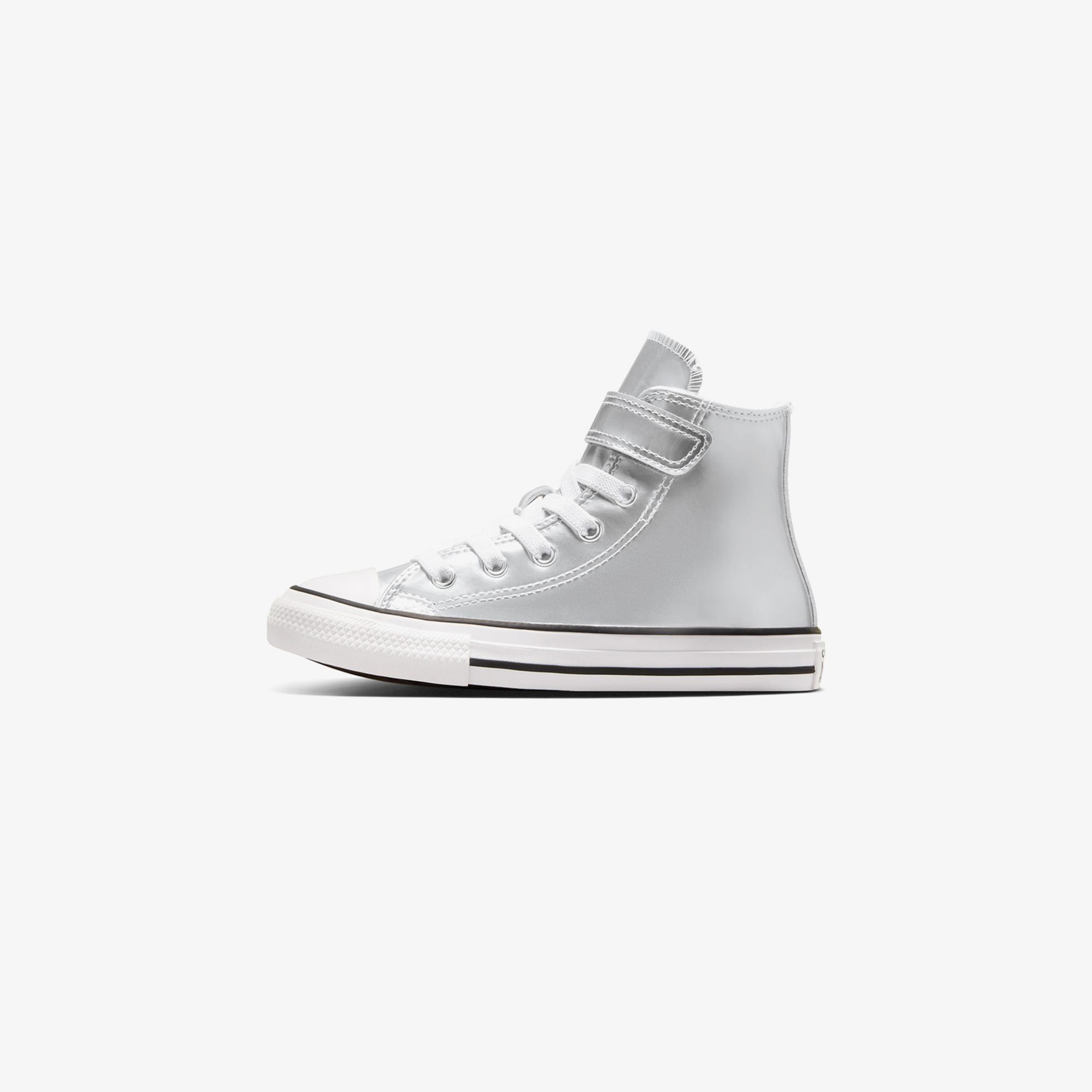Converse Chuck Taylor All Star 1V Metallic Çocuk Gri Sneaker