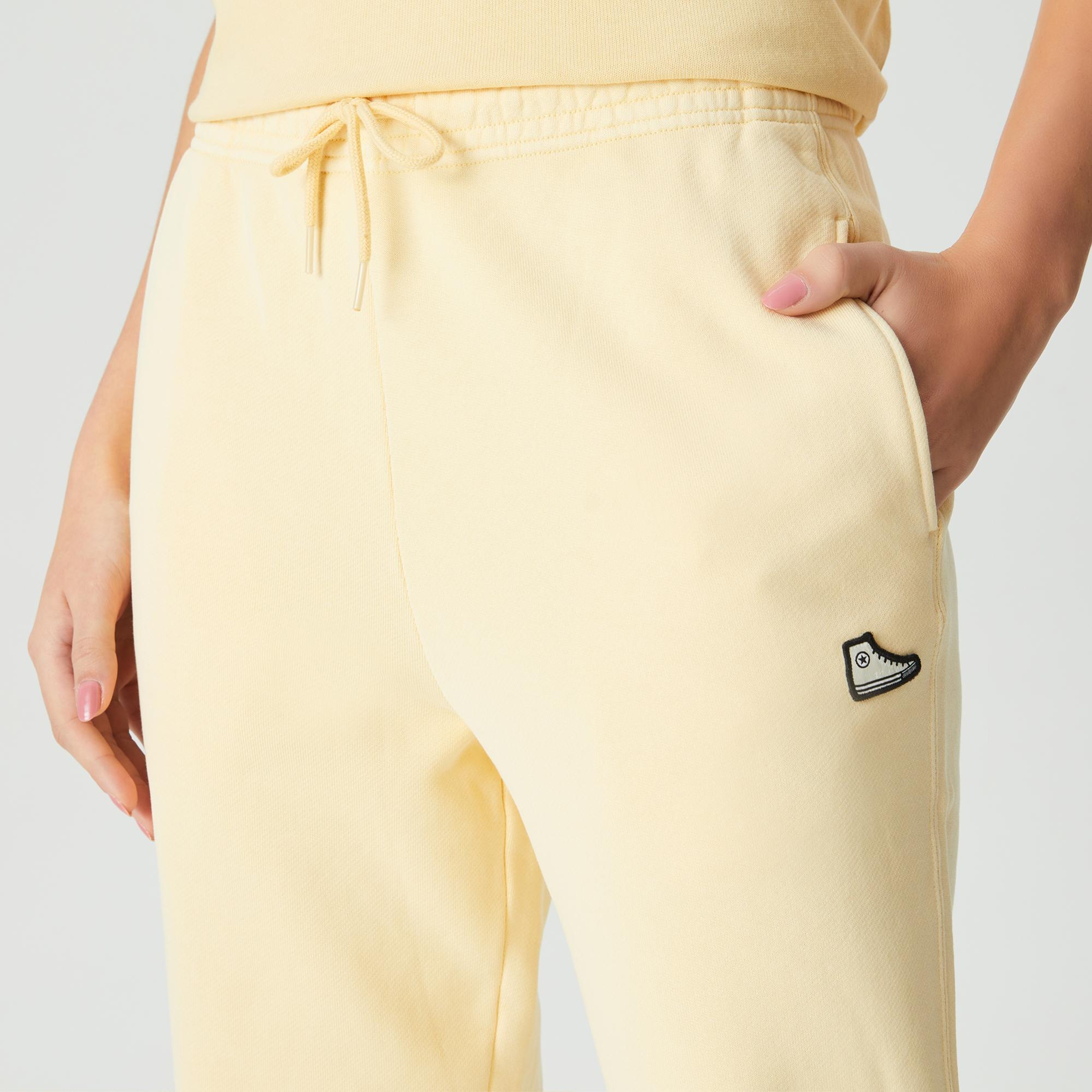 Converse Go-To Chuck 70 Unisex Loose Fit Krem Eşofman Altı