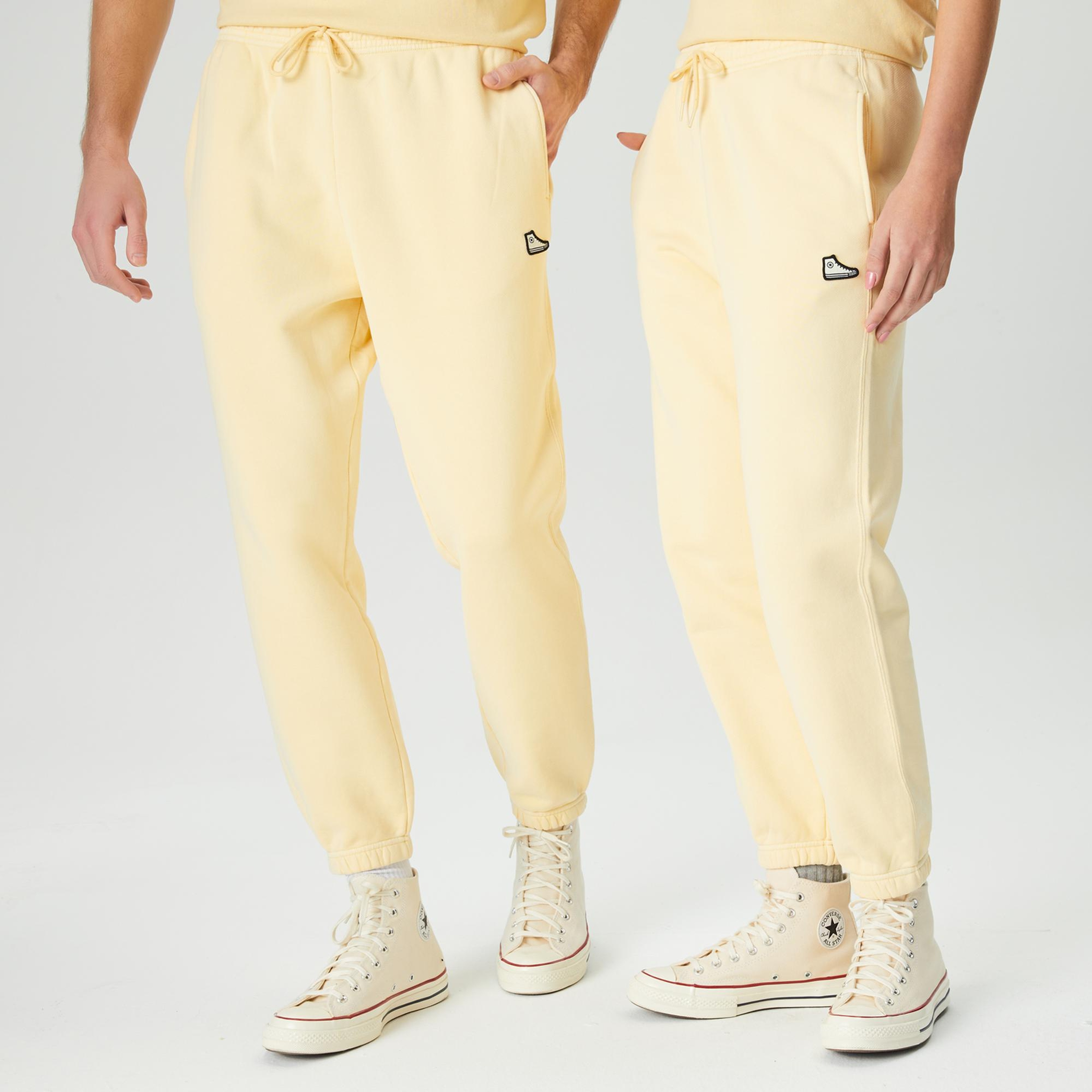 Converse Go-To Chuck 70 Unisex Loose Fit Krem Eşofman Altı