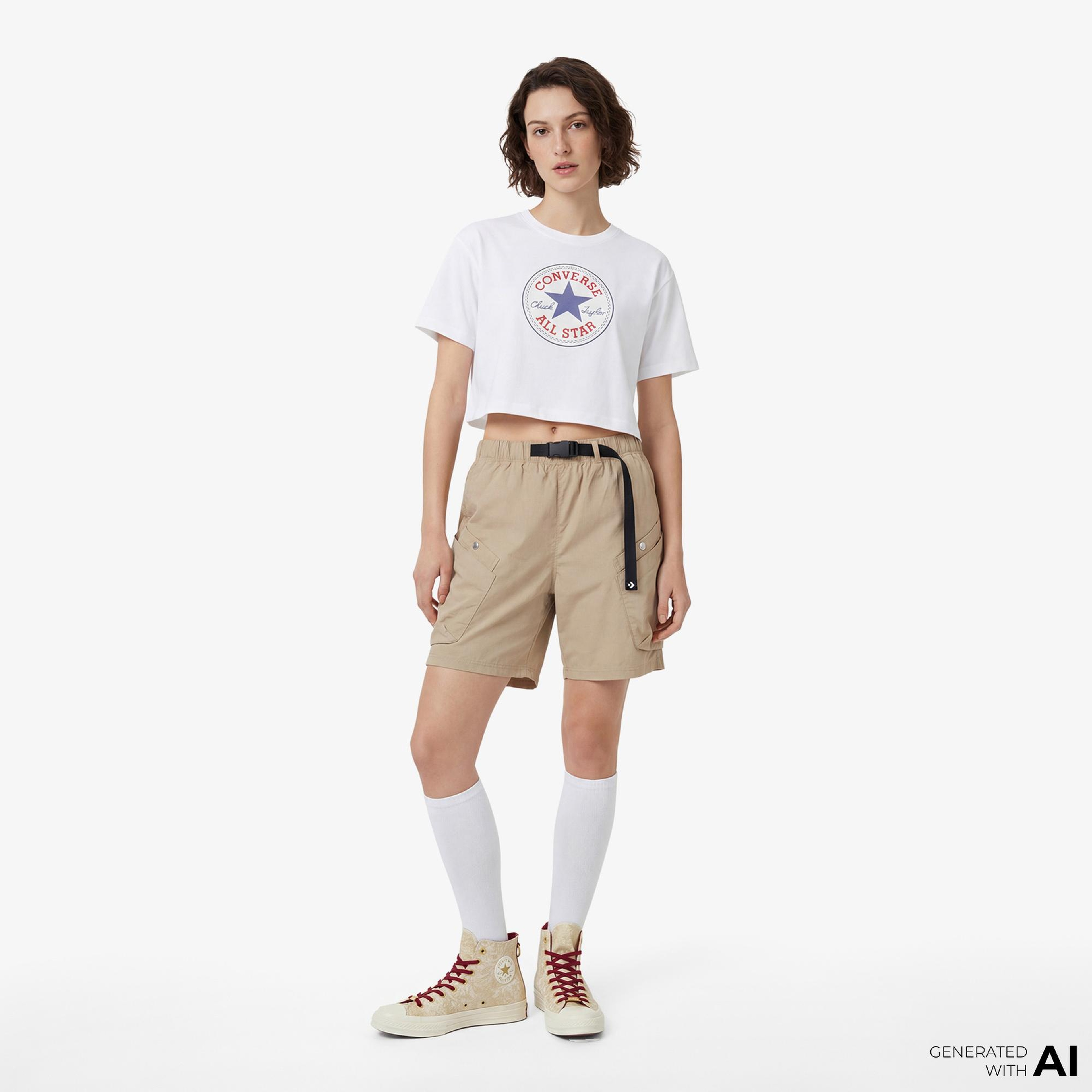 Converse Utility Kadın Bej Şort