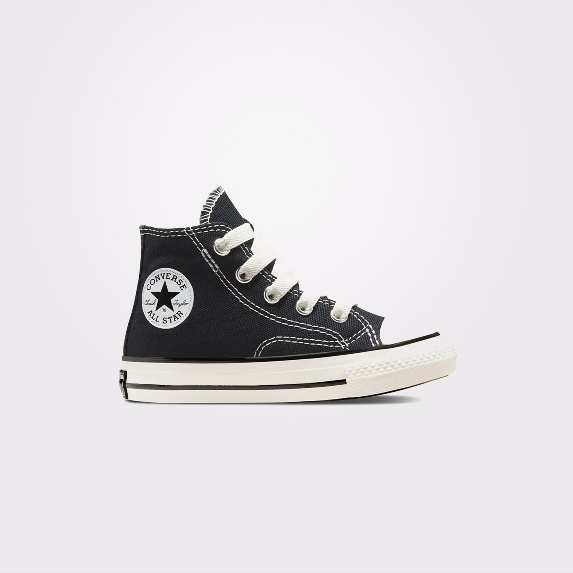 Converse Chuck 70 1V Vintage Canvas Çocuk Siyah Sneaker