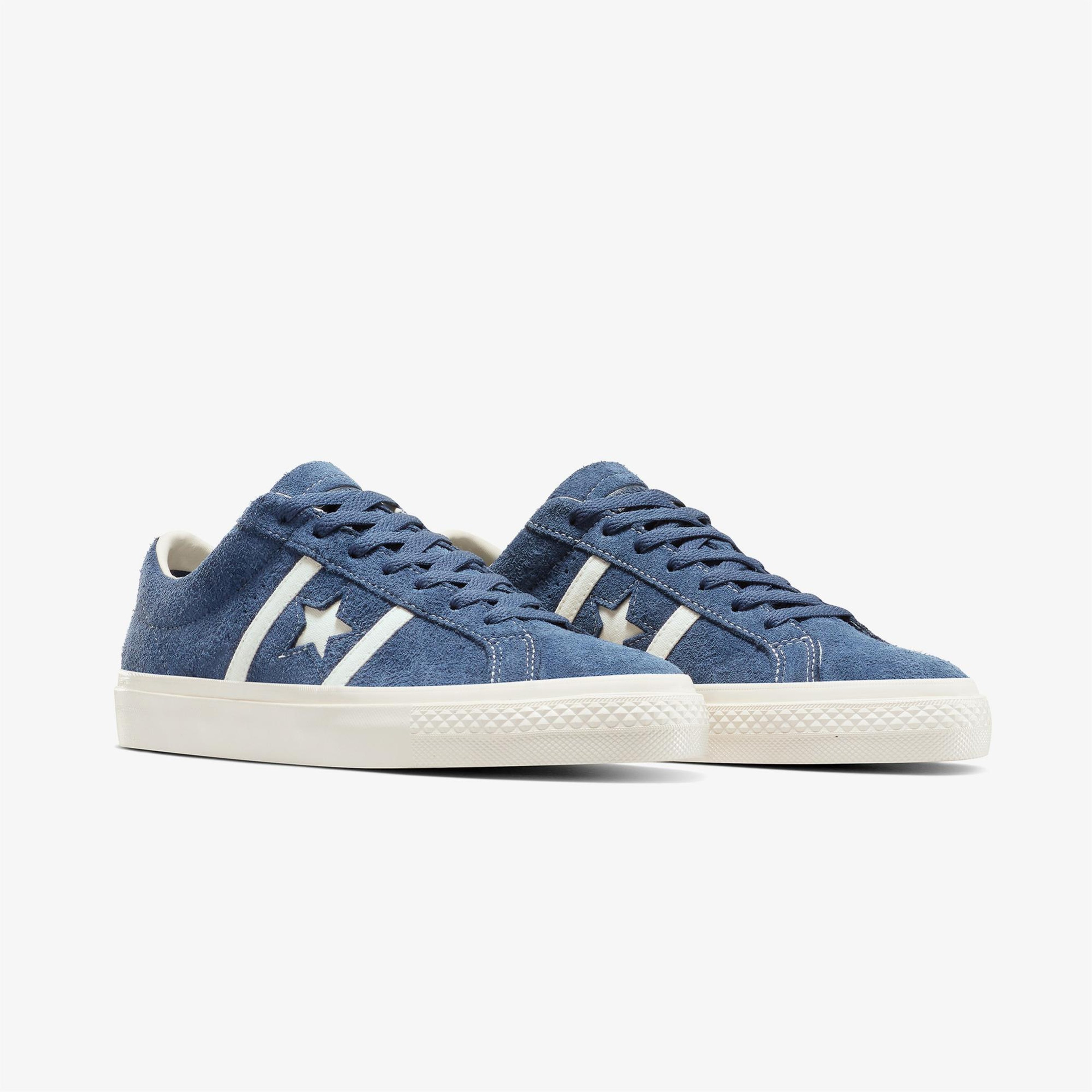 Converse One Star Academy Pro Unisex Lacivert Süet Sneaker