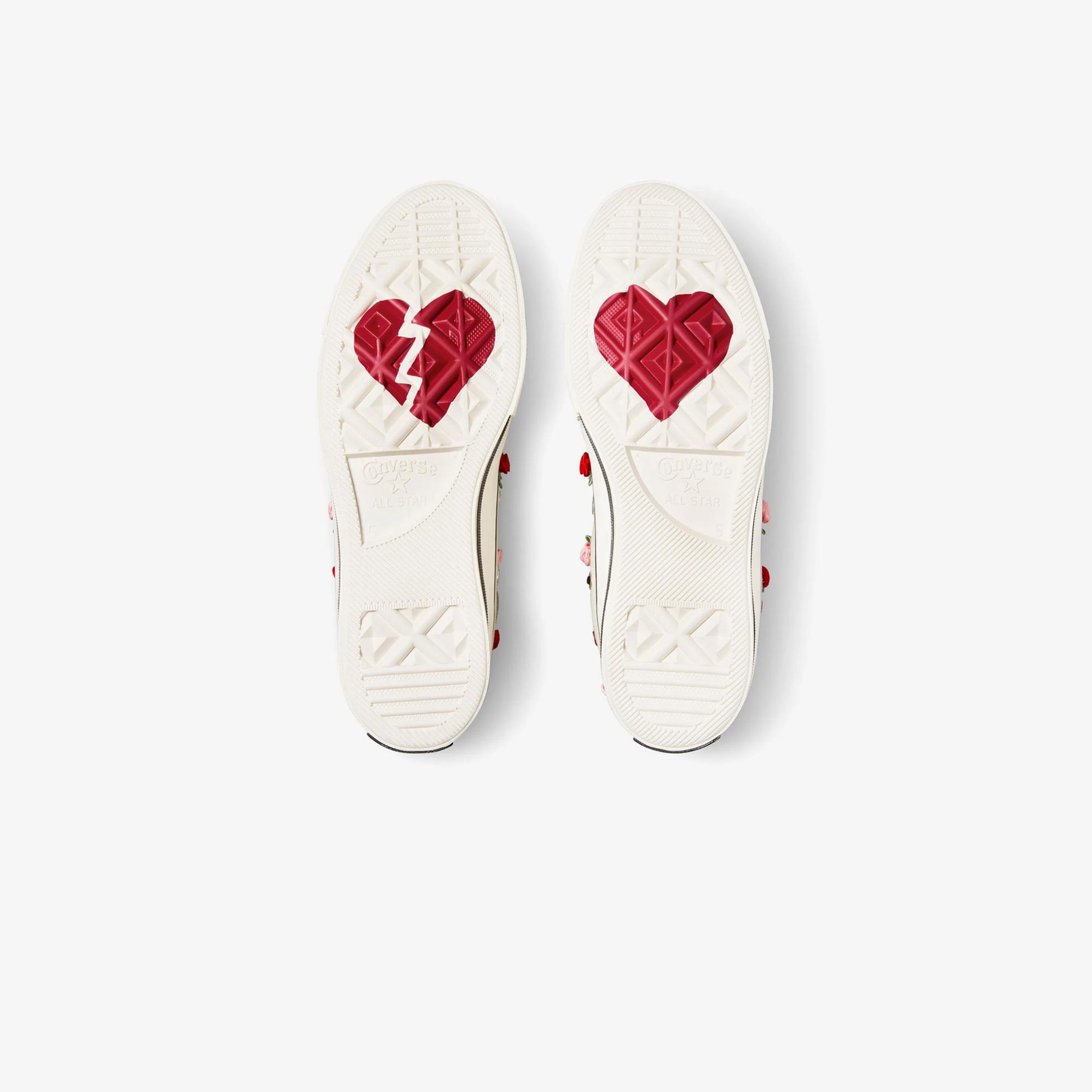 Converse Chuck 70 Roses Unisex Krem Sneaker