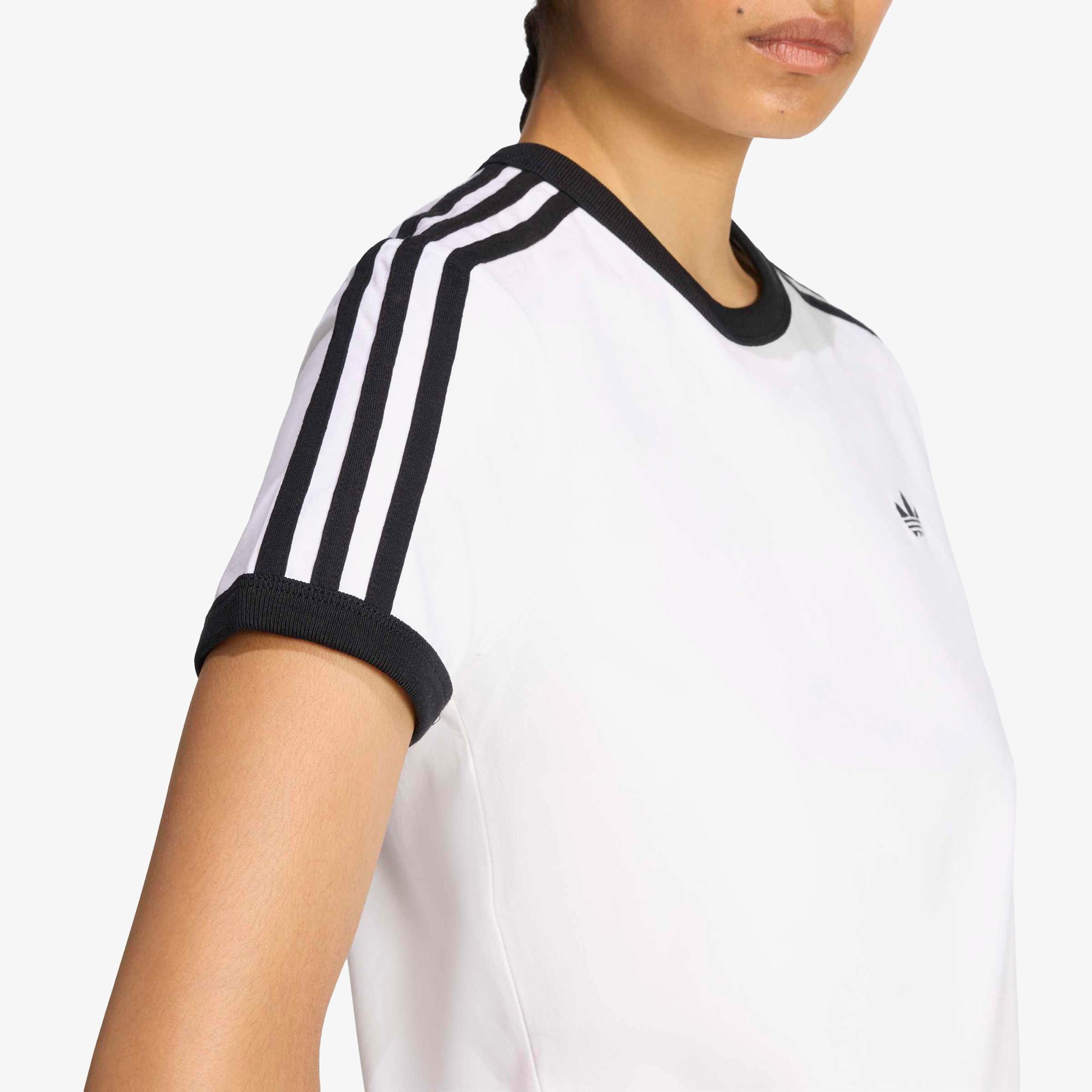 adidas 3-Stripes Kadın Beyaz T-Shirt