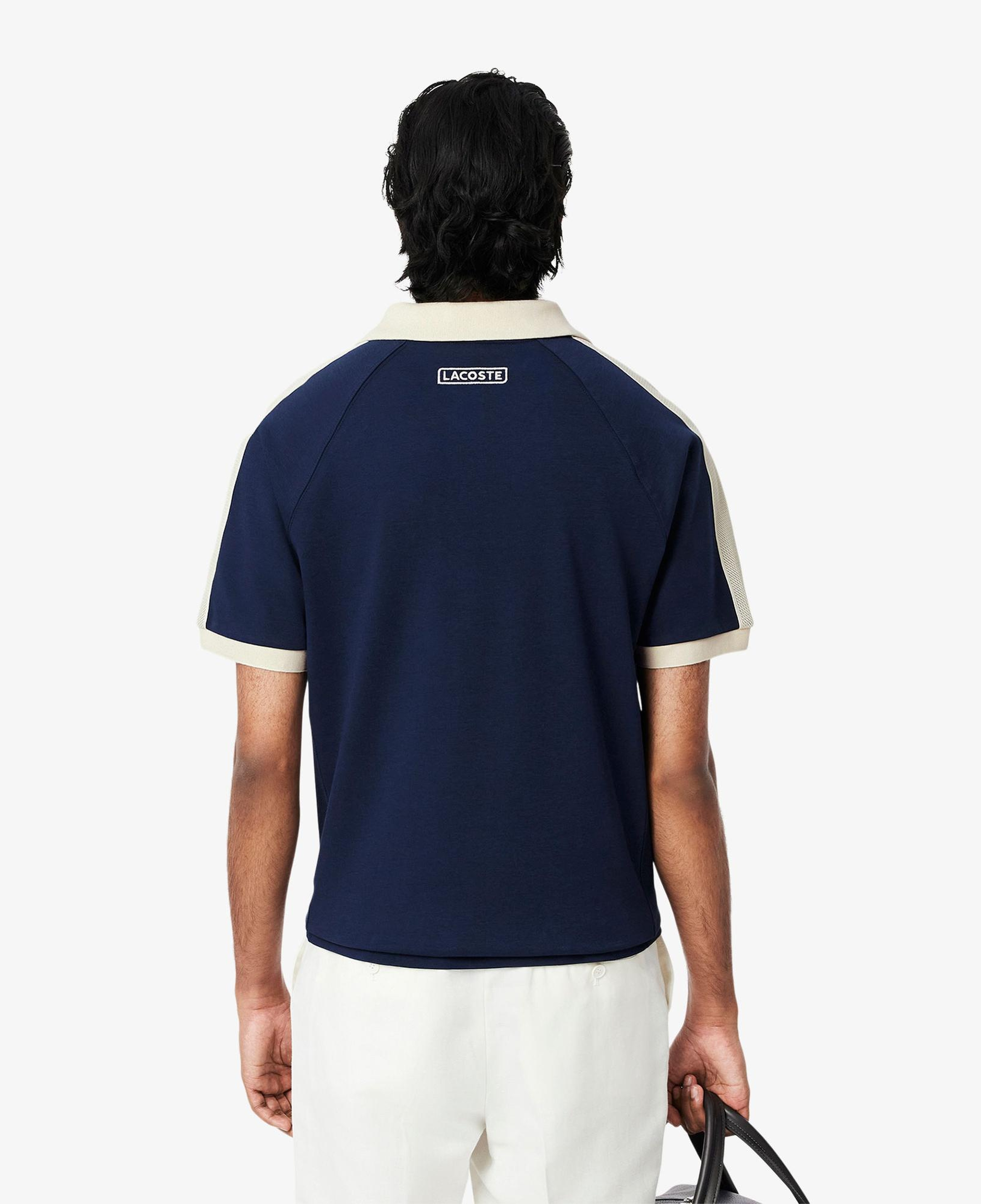 Lacoste Erkek Classic Fit Renk Bloklu Lacivert Polo
