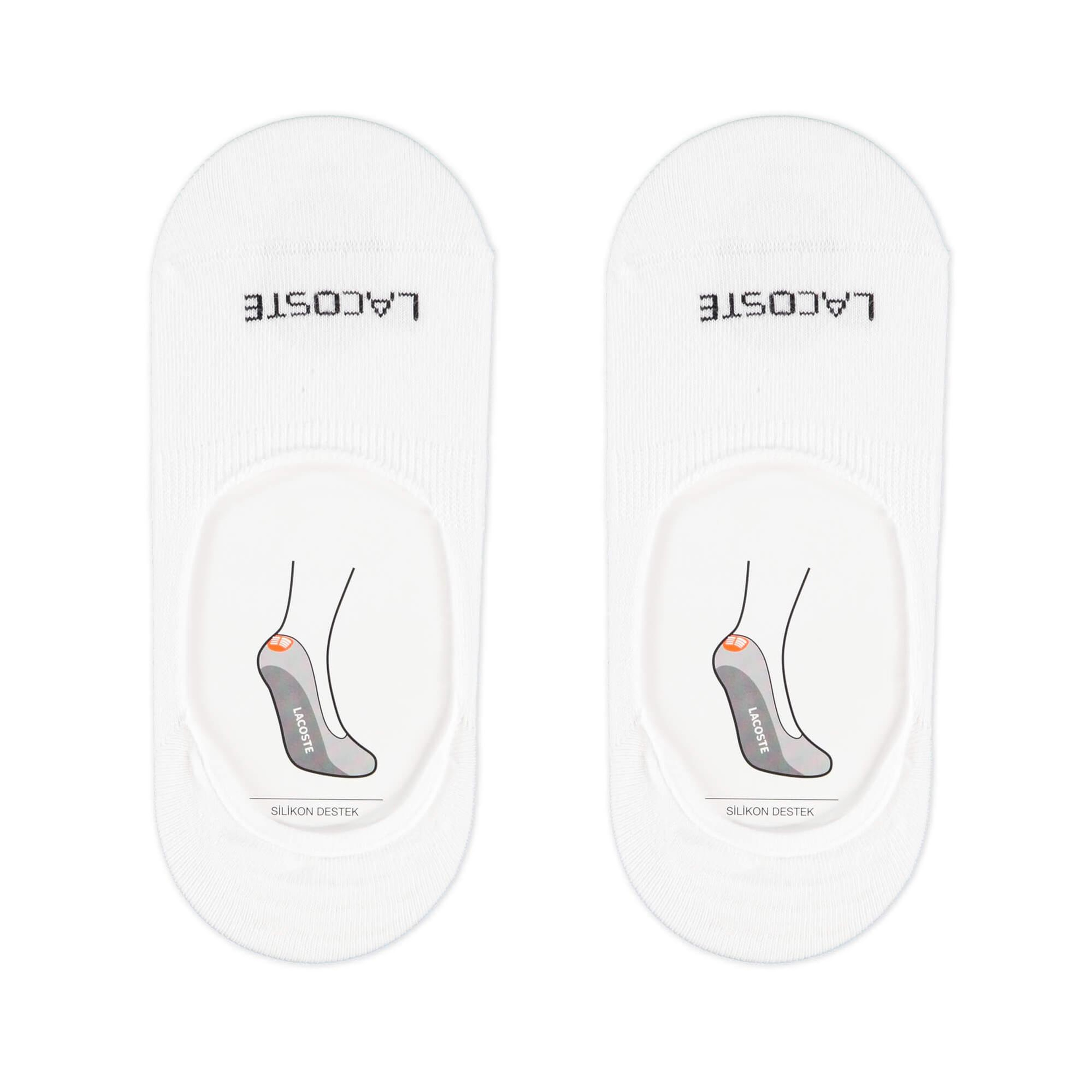 Unisex 2'li Beyaz Çorap