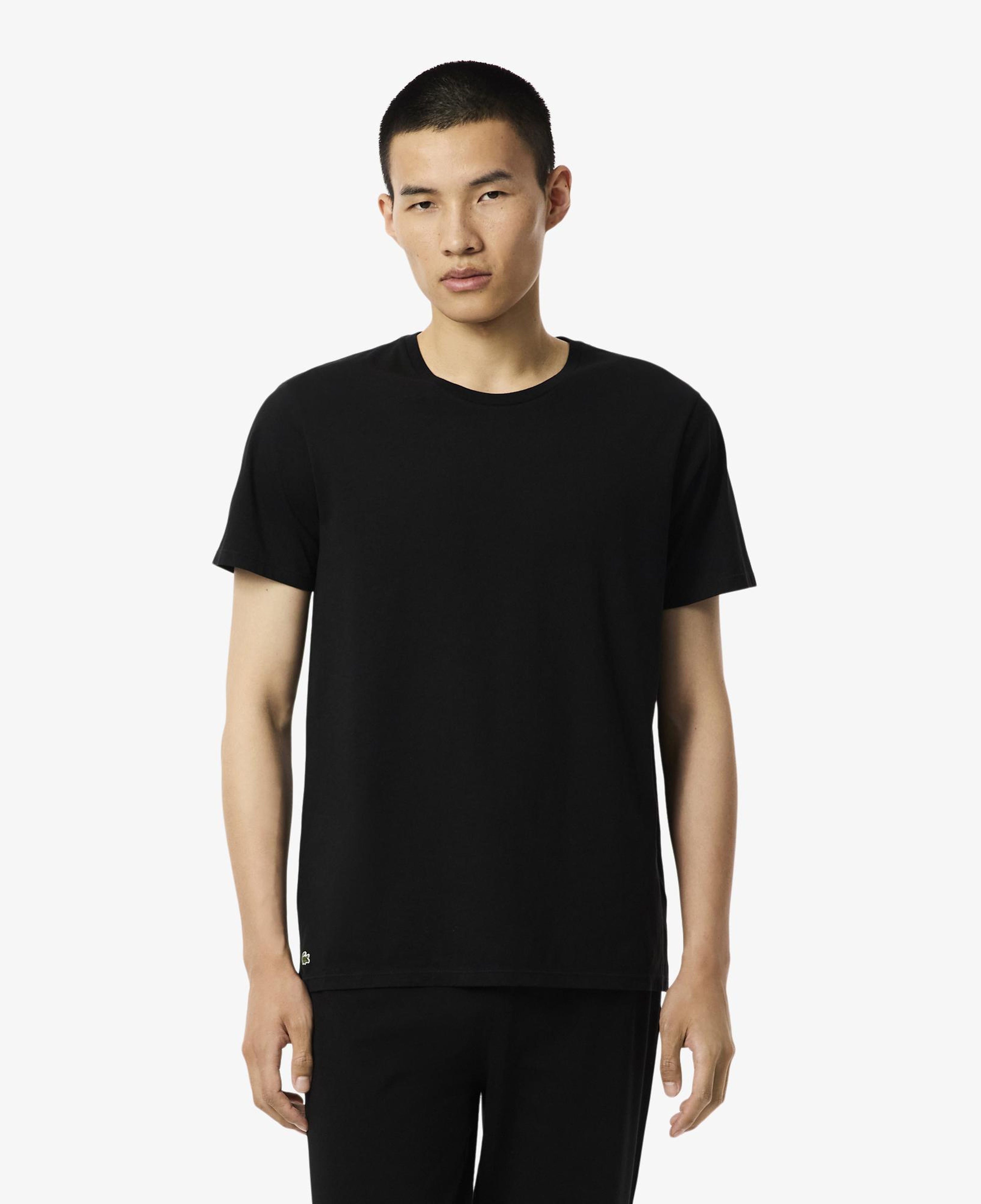 Lacoste Erkek Regular Fit 3'lü Siyah Pijama Üstü