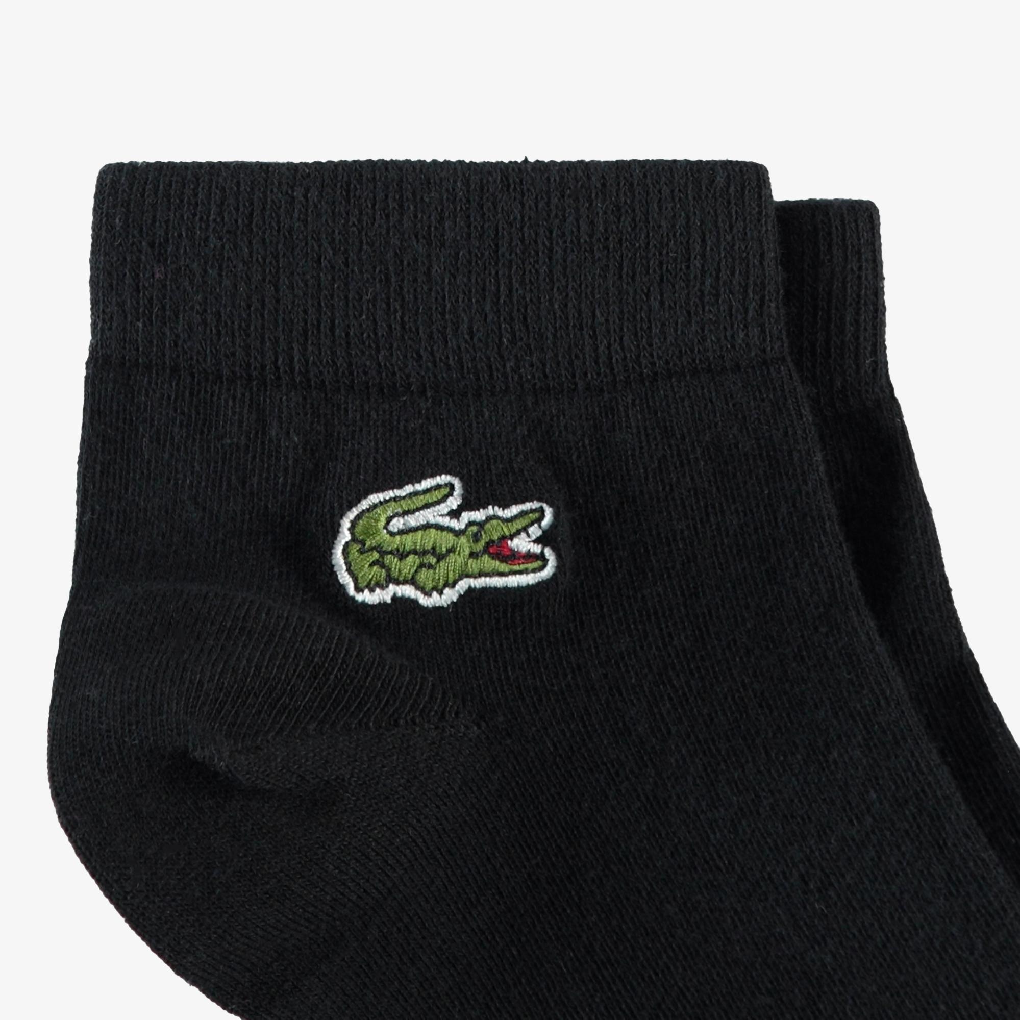 Lacoste Unisex 3'lü Siyah Çorap