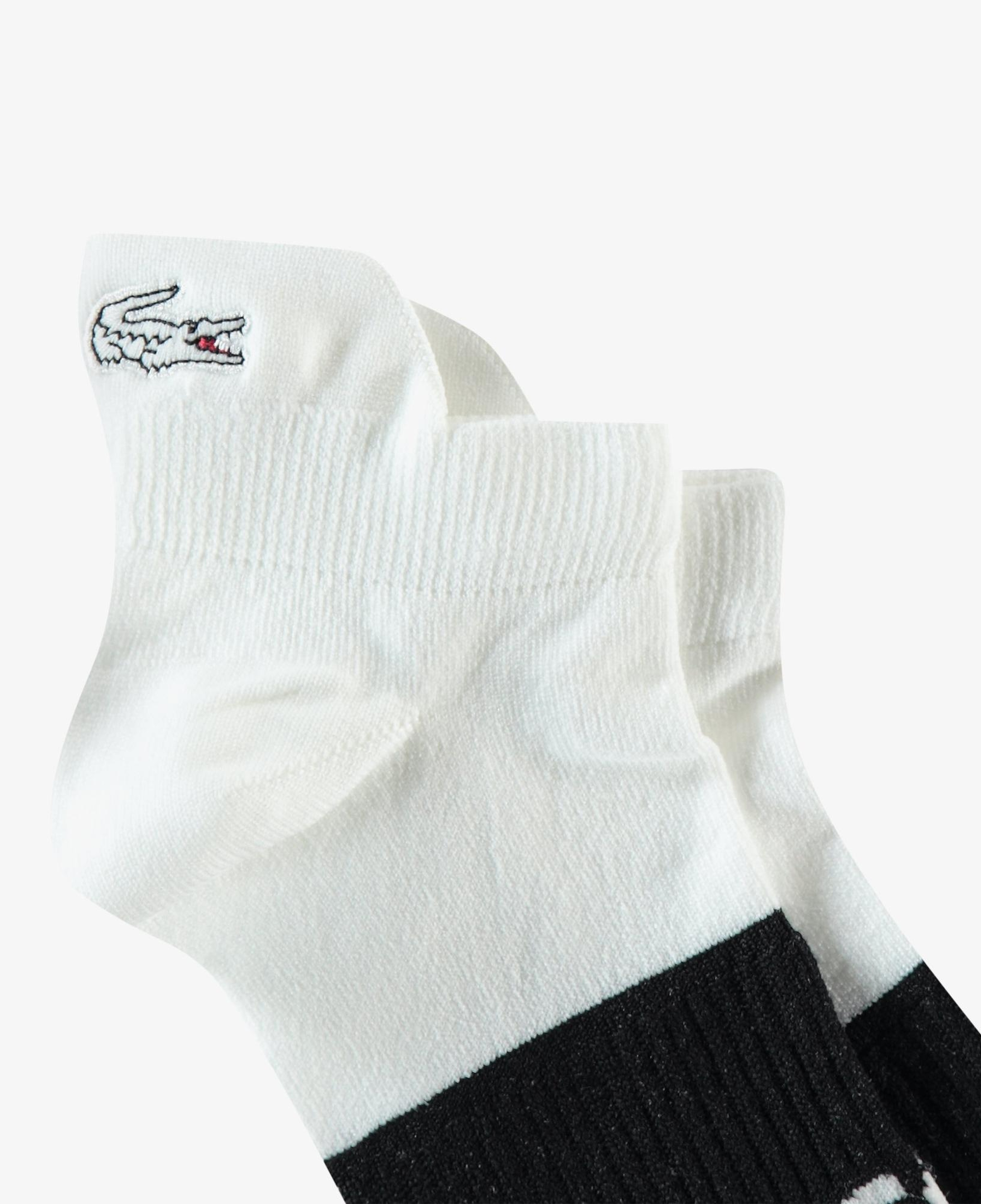 Lacoste Unisex Renk Bloklu Siyah Çorap