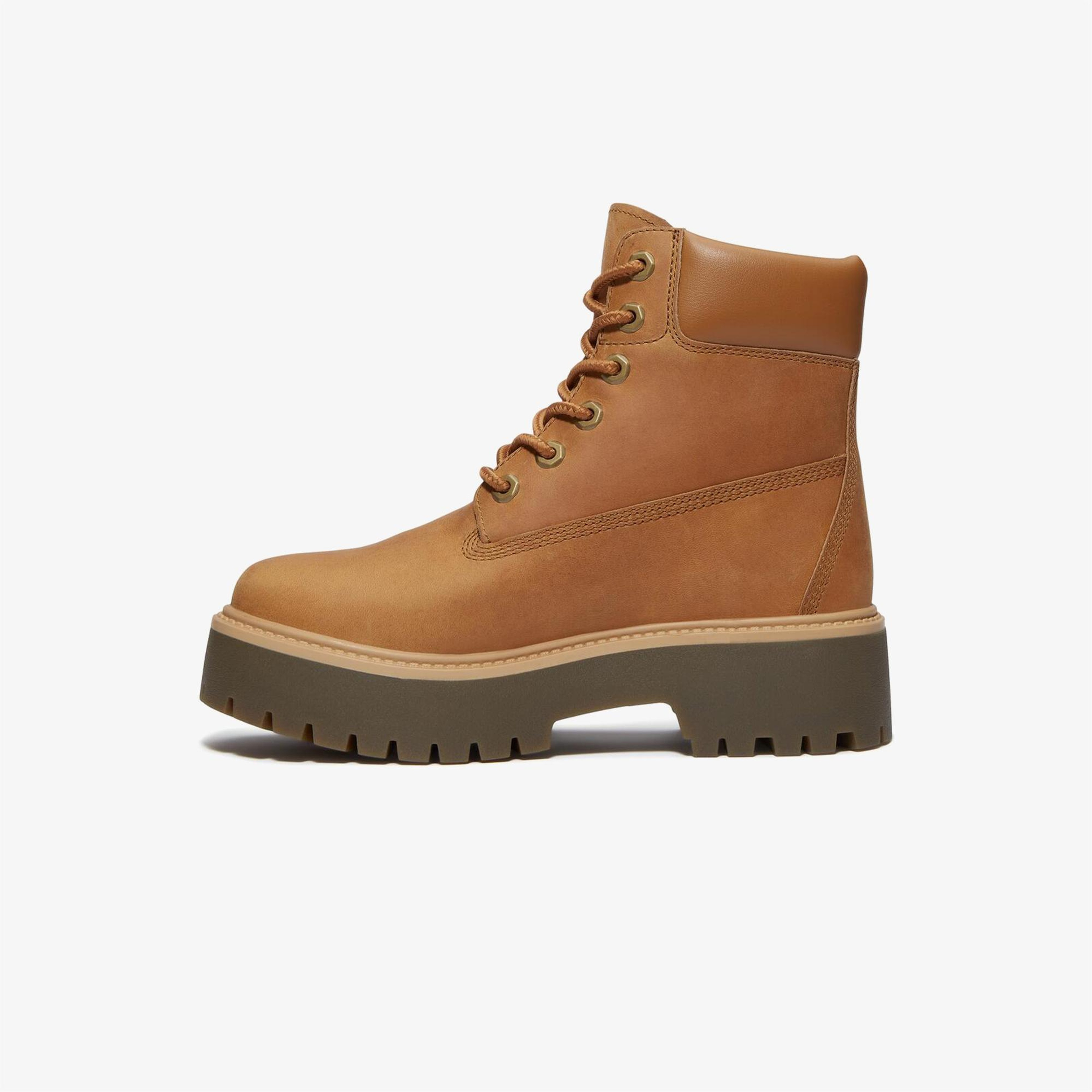 Timberland Stone Street 6 Inch Lace Up Waterproof Kadın Sarı Bot