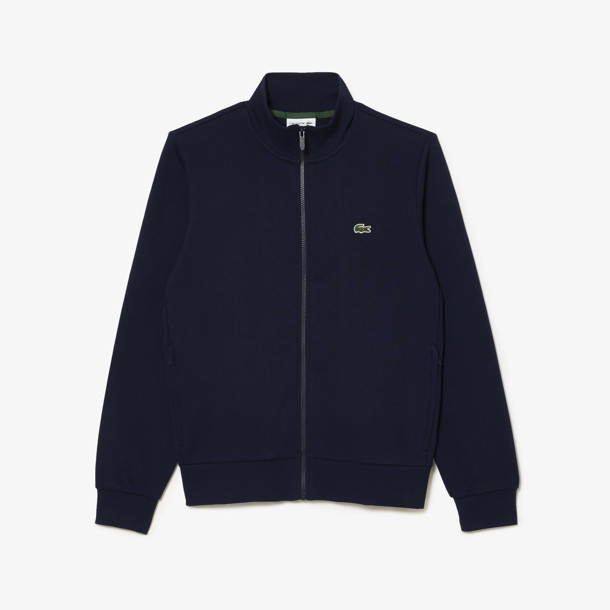 Lacoste Erkek Regular Fit Fermuarlı Lacivert Sweatshirt