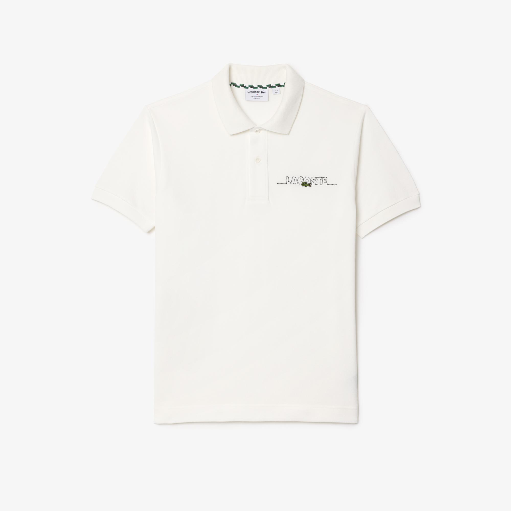Lacoste Erkek Classic Fit Kısa Kollu Beyaz Polo